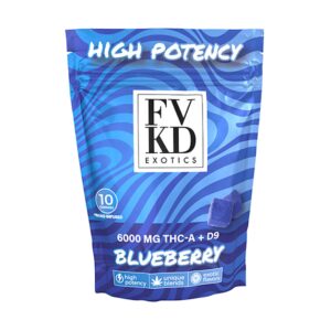 FVKD Exotics THCA + D9 Gummies - 6000mg (10ct)