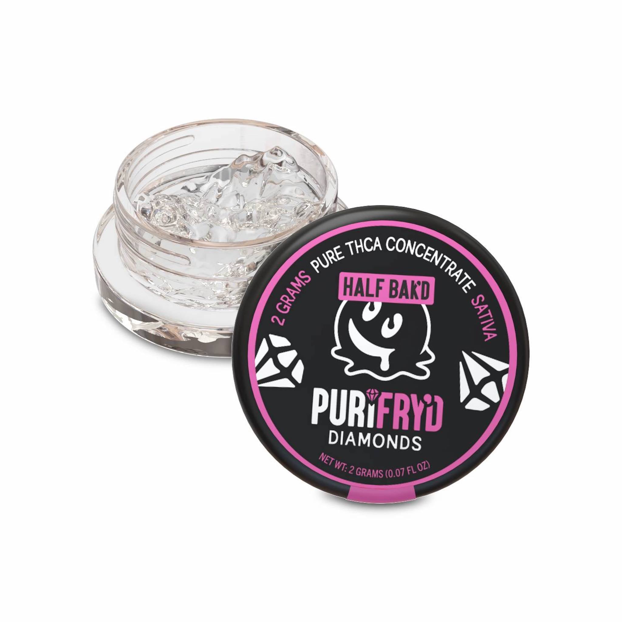 Half Bakd Puri Fryd Diamond Dabs - 2000mg - Image 3