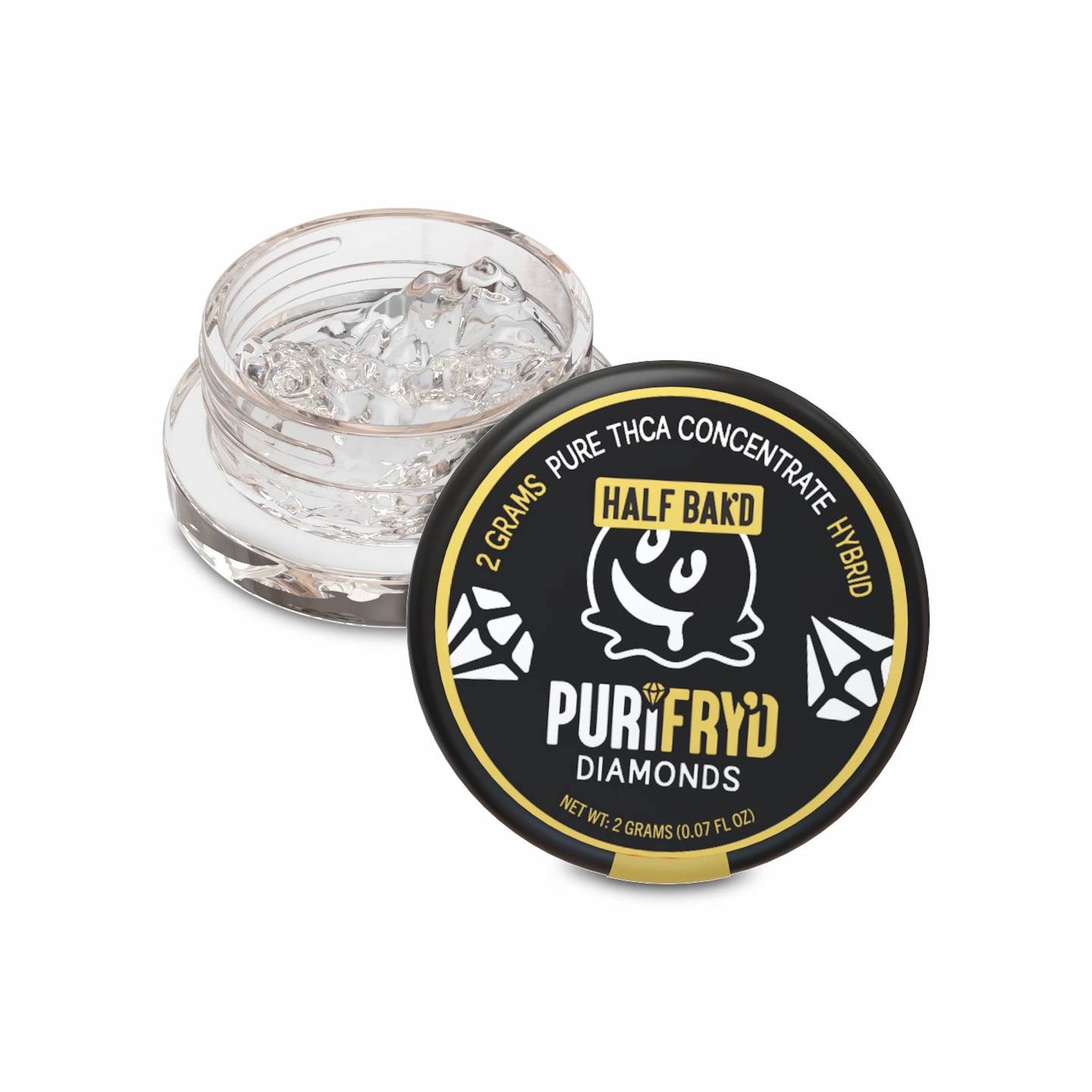 Half Bakd Puri Fryd Diamond Dabs - 2000mg - Image 4