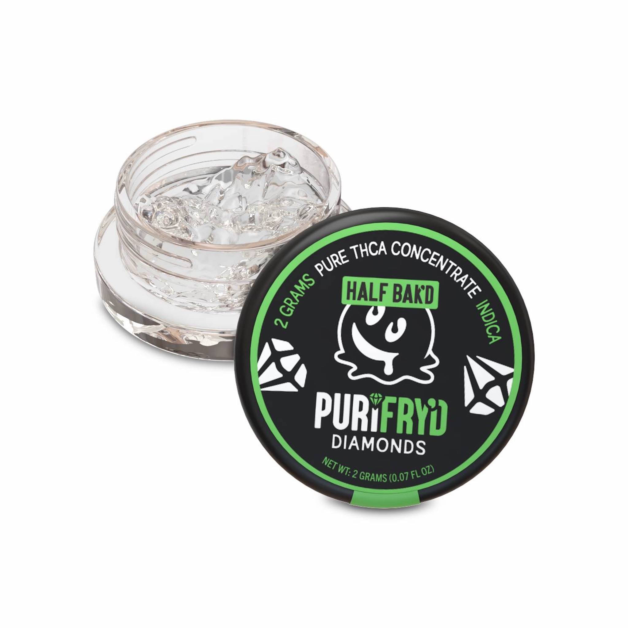 Half Bakd Puri Fryd Diamond Dabs - 2000mg - Image 5