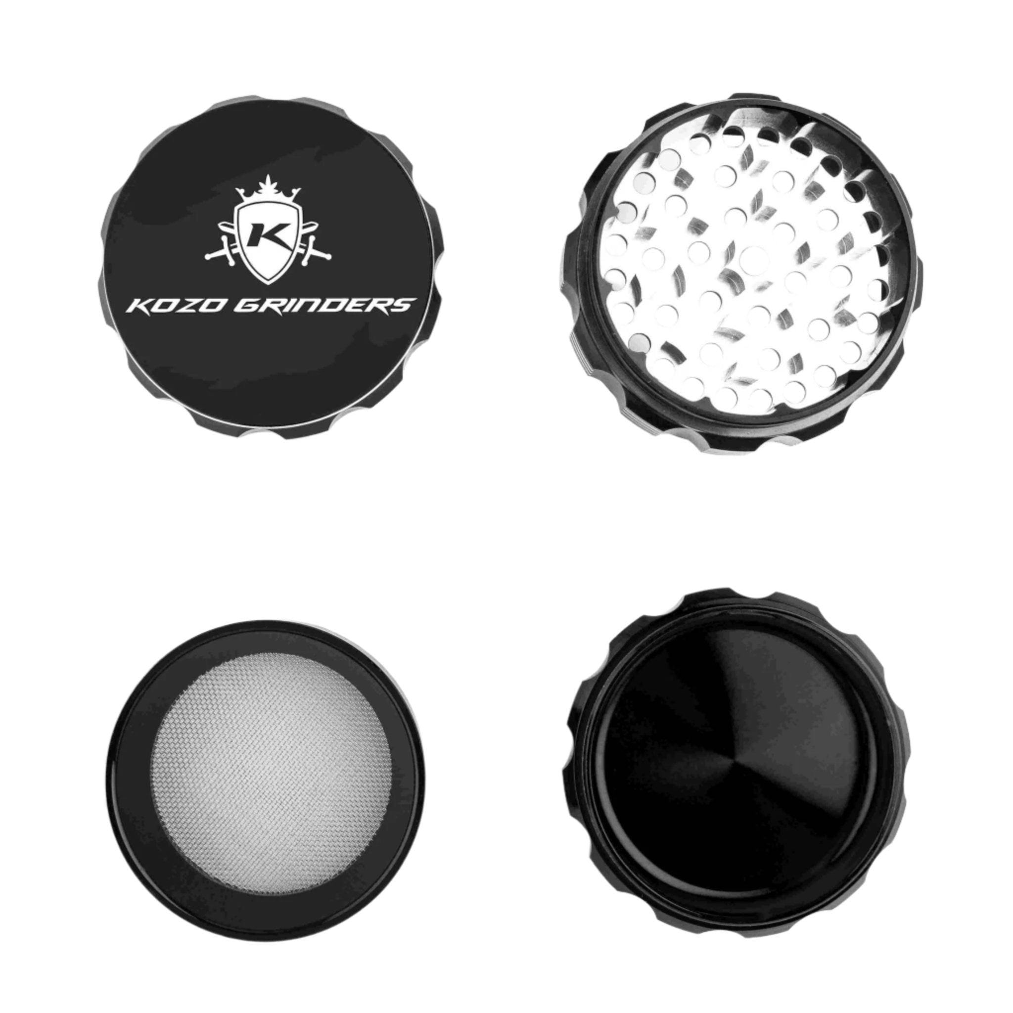Kozo 4 Piece Grinder - 3in - Image 3