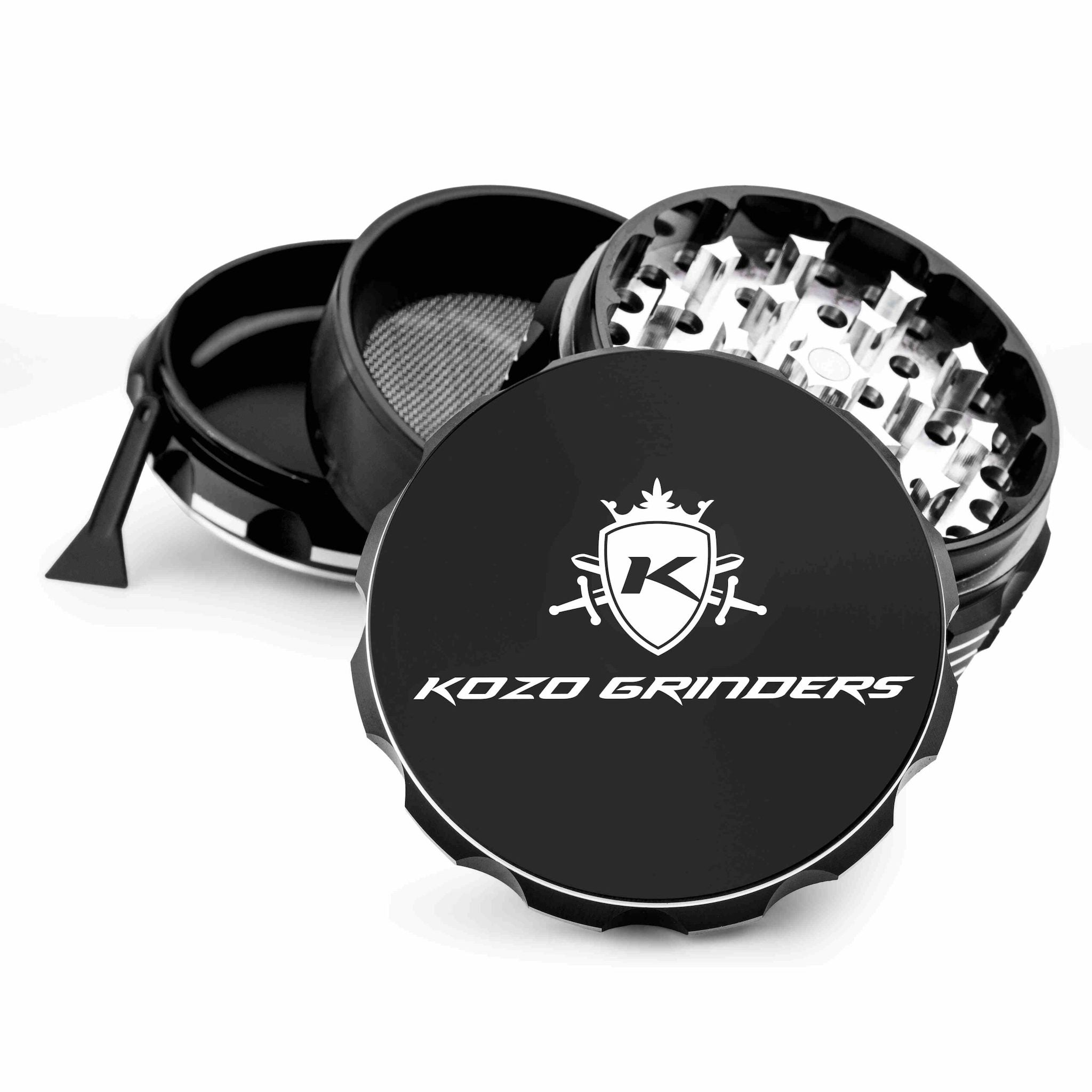 Kozo 4 Piece Grinder - 3in - Image 4