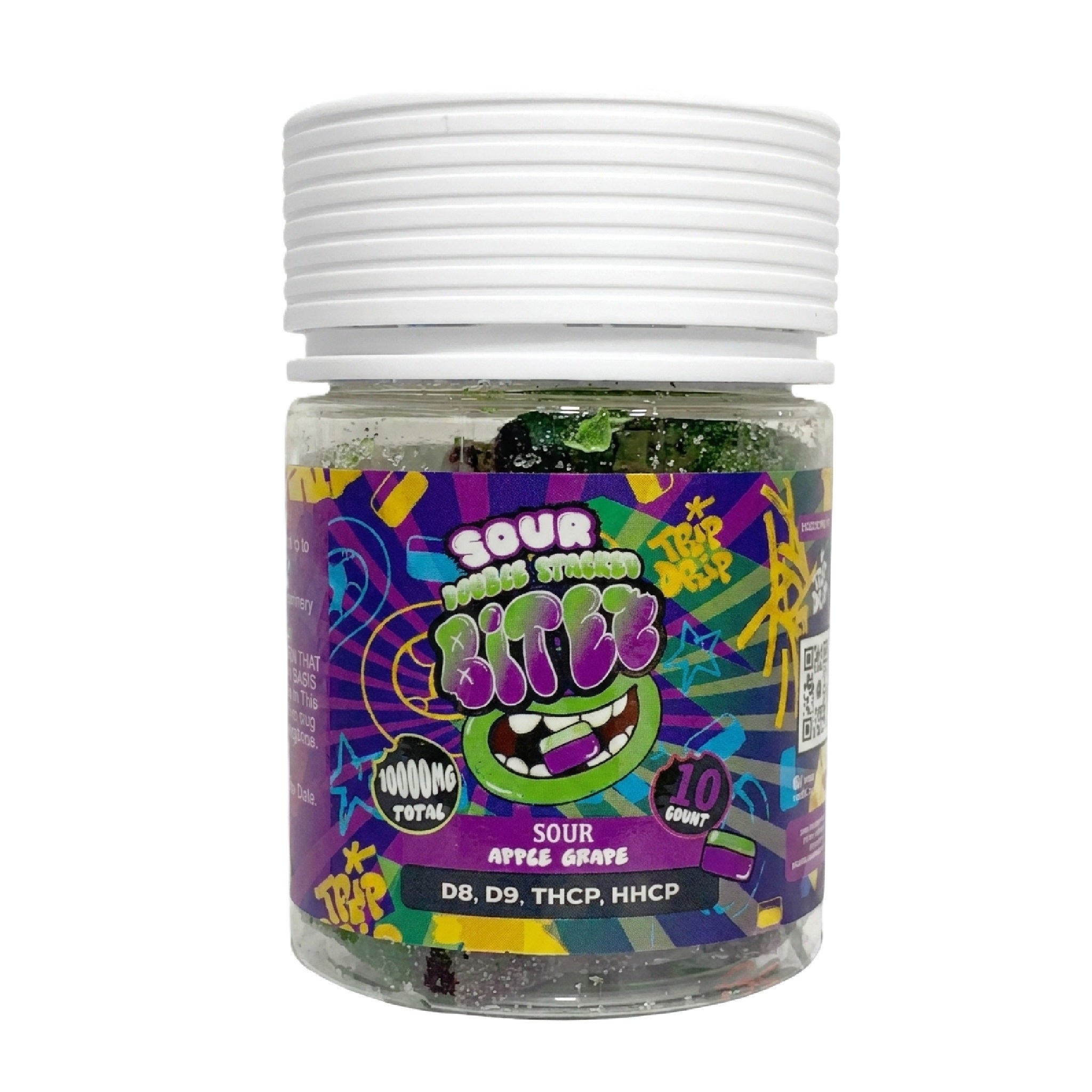 Trip Drip Sour Double Stacked Bites - 10,000mg (10ct) - Image 3