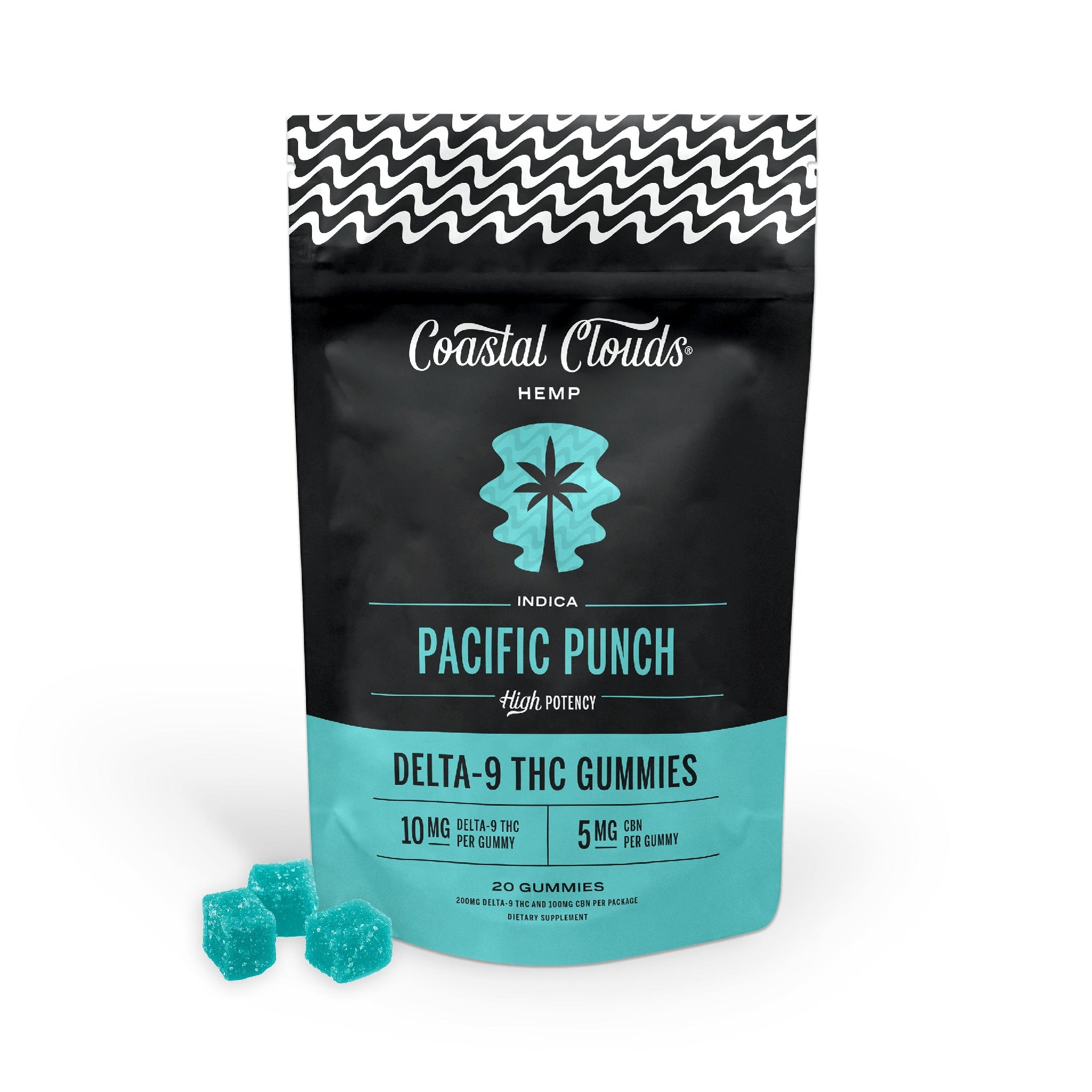 Coastal Clouds High Potency THC + D9 Gummies - 20ct - Image 4