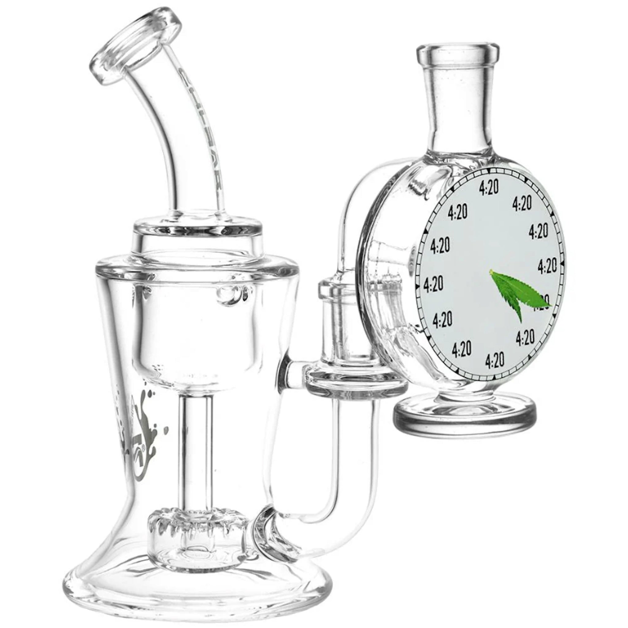 420 Pulsar Timepiece Glass Ash Catcher - 4in - Image 3