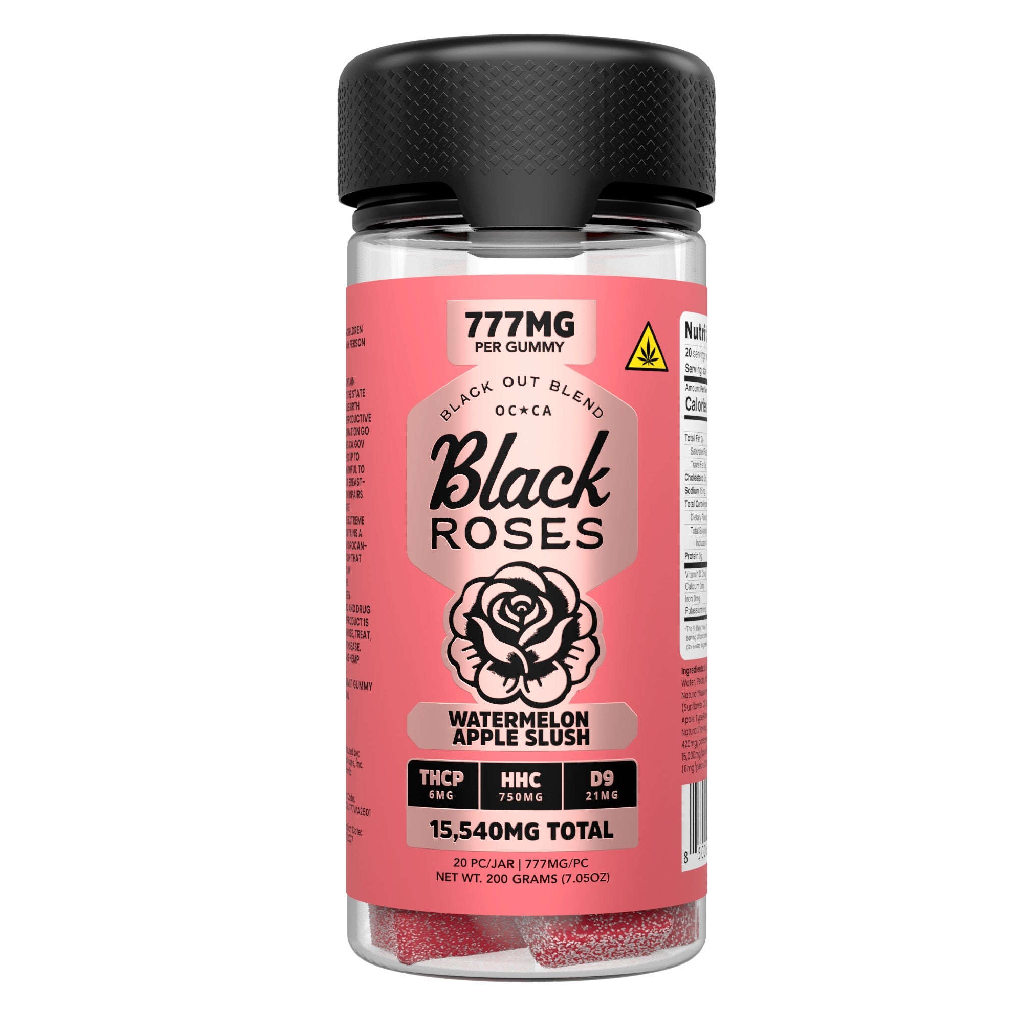 Black Roses Black Out THC-P Gummies - 15,540mg