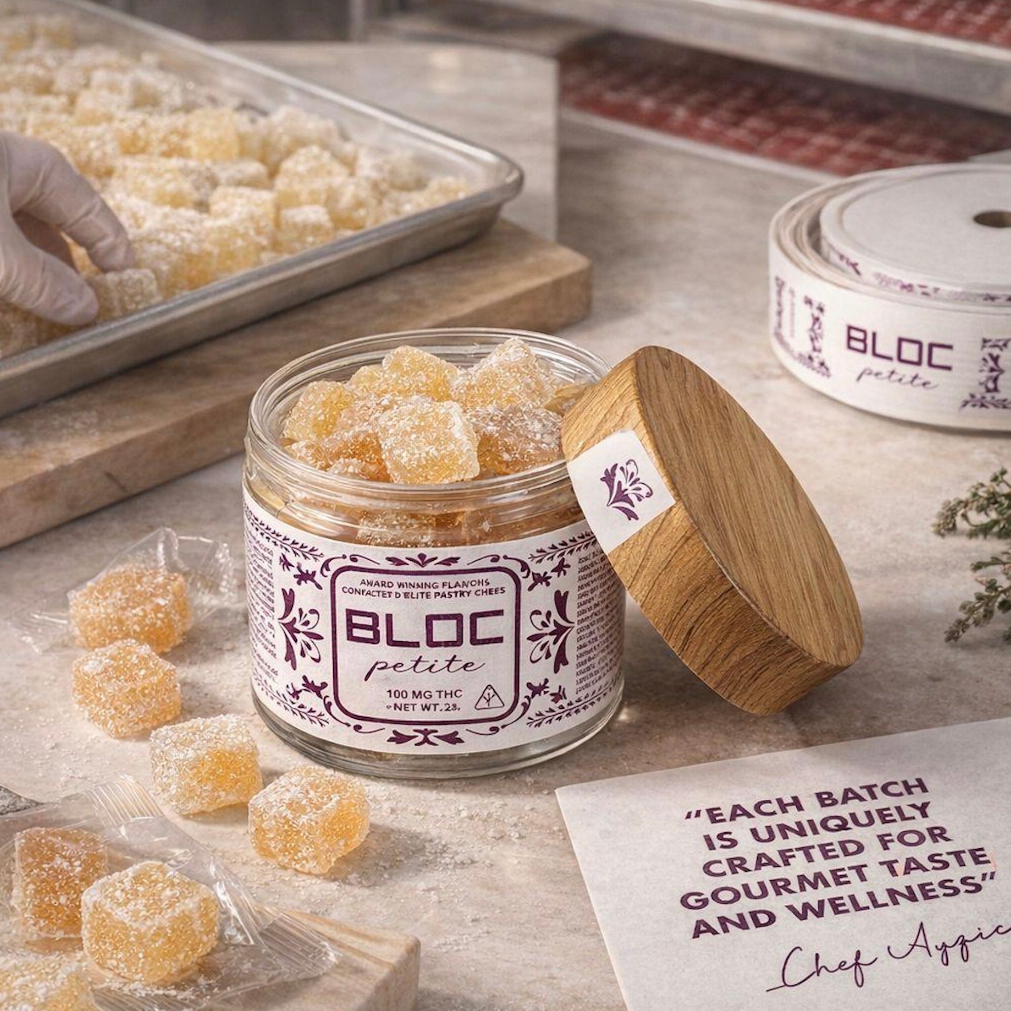 Bloc Petite Artisanal THC Gummies - Caramelized Pineapple - Image 5