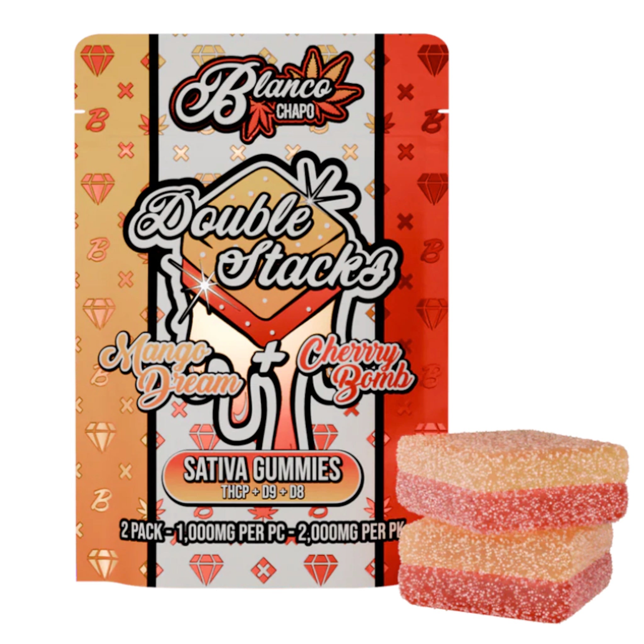 Chapo Double Stacks THC-P Gummies - 2000mg - Image 2