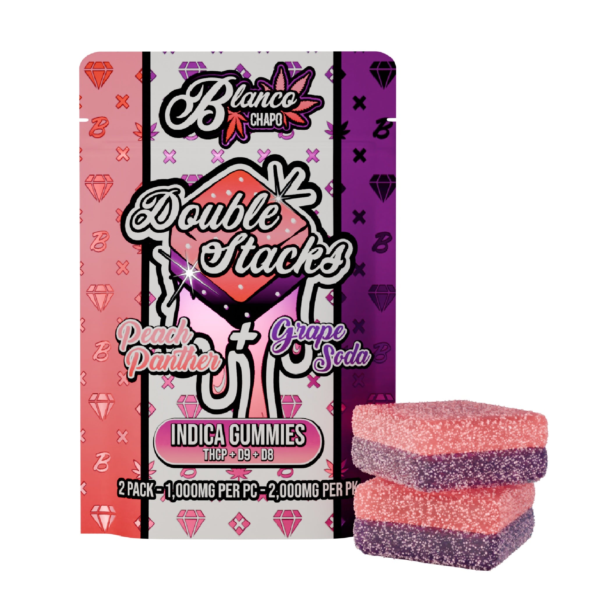 Chapo Double Stacks THC-P Gummies - 2000mg - Image 3