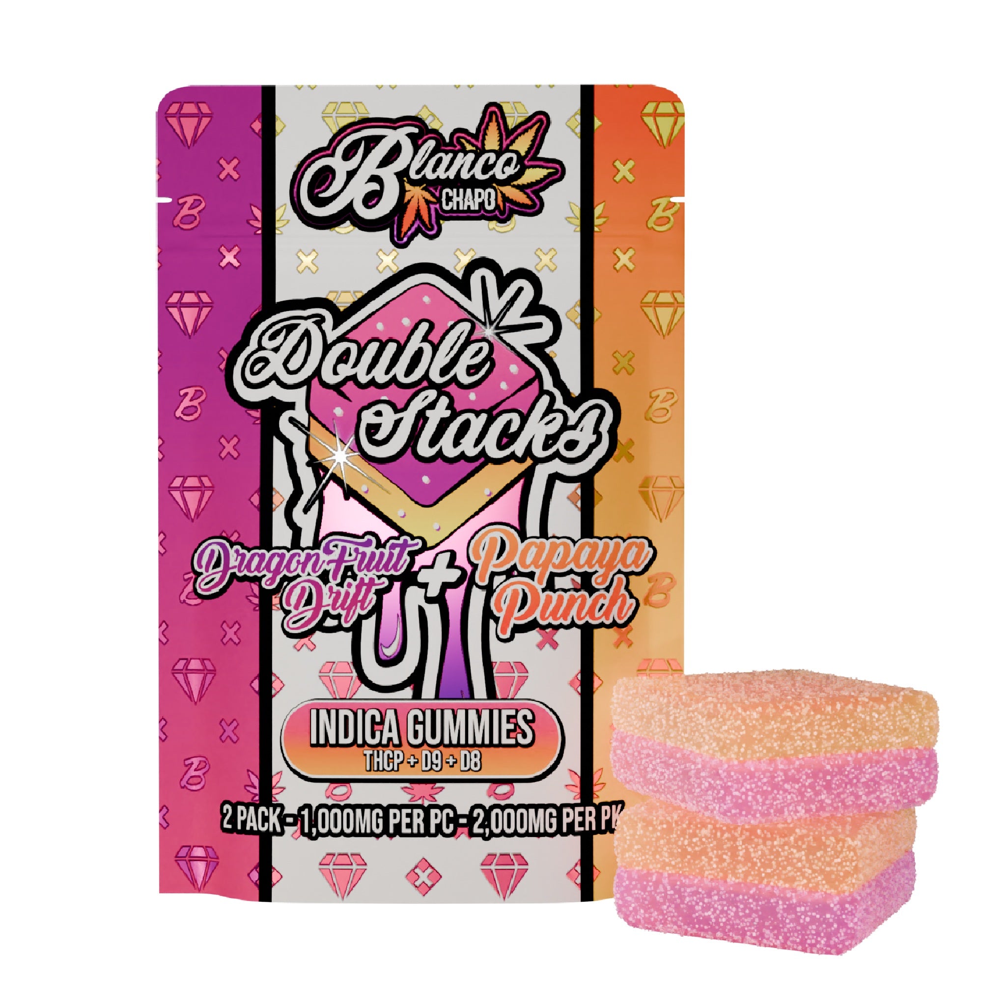 Chapo Double Stacks THC-P Gummies - 2000mg - Image 4