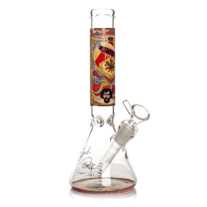 Cheech & Chong Glass 420 Mind Beaker Bong  - 10in