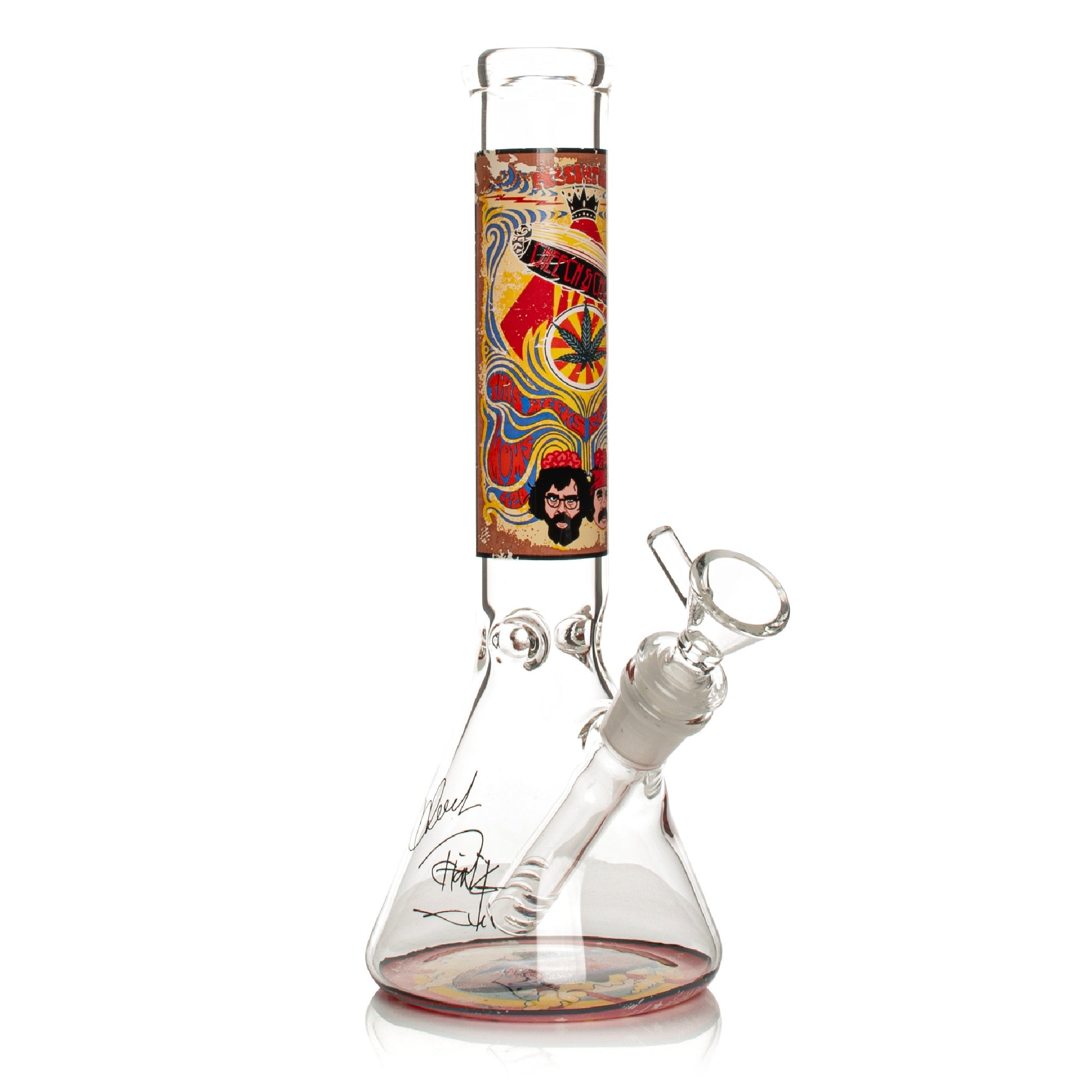 Cheech & Chong Glass 420 Mind Beaker Bong - 10in