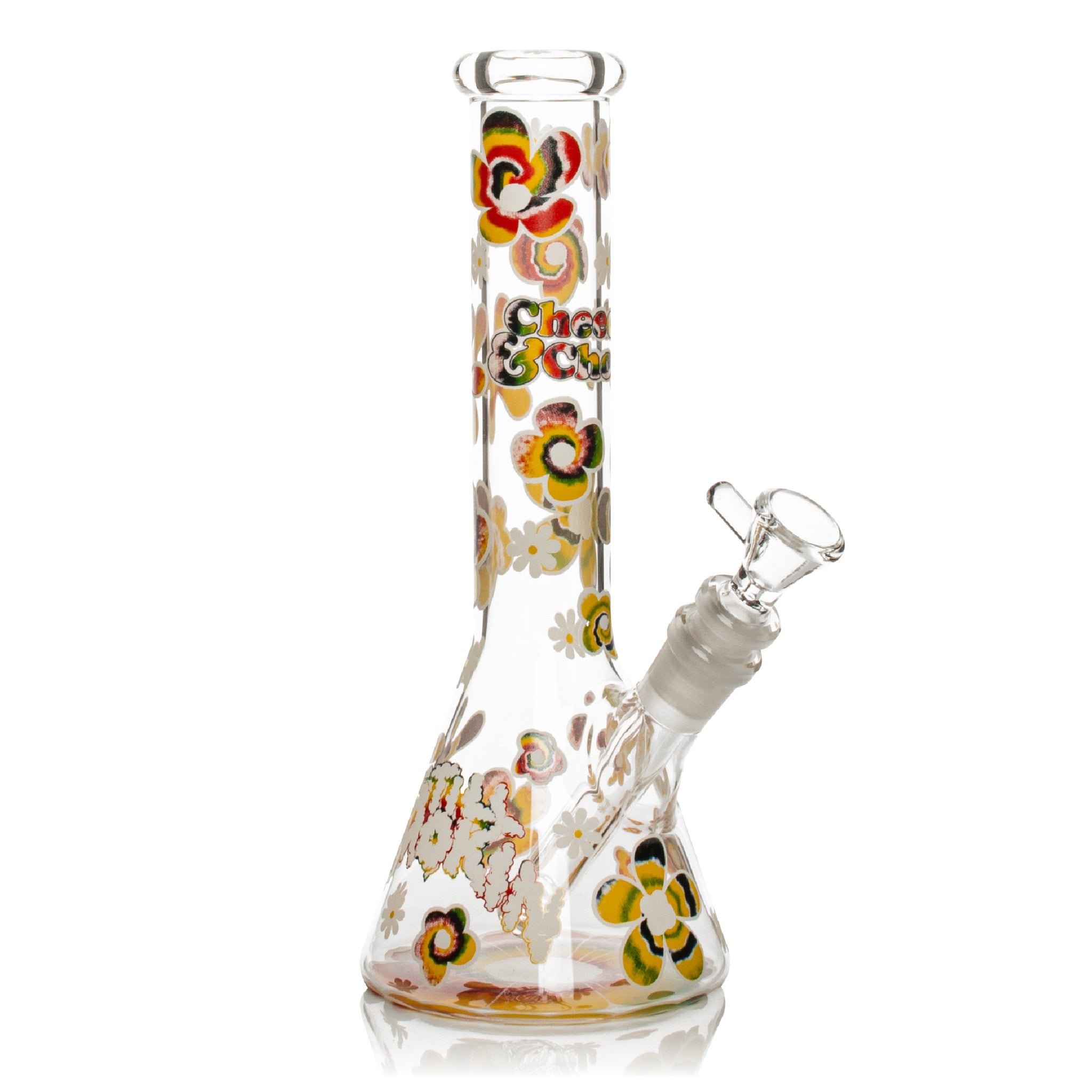 Cheech & Chong Glass GITD Bong - 10in - Image 2