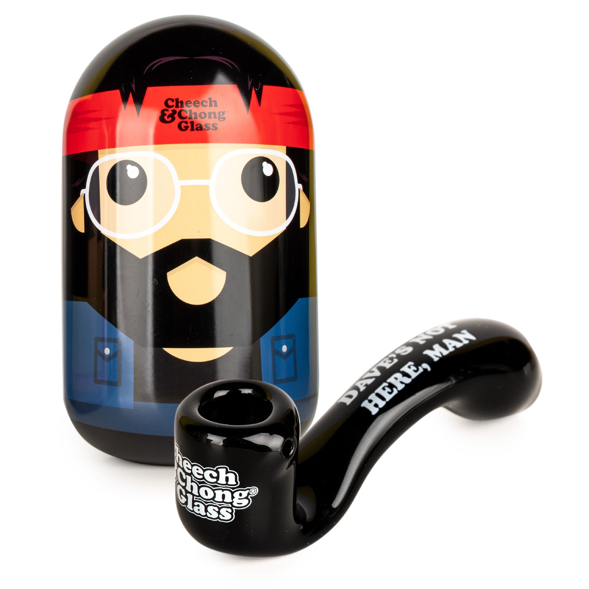 Cheech & Chong Glass Pipe - 6in - Image 2