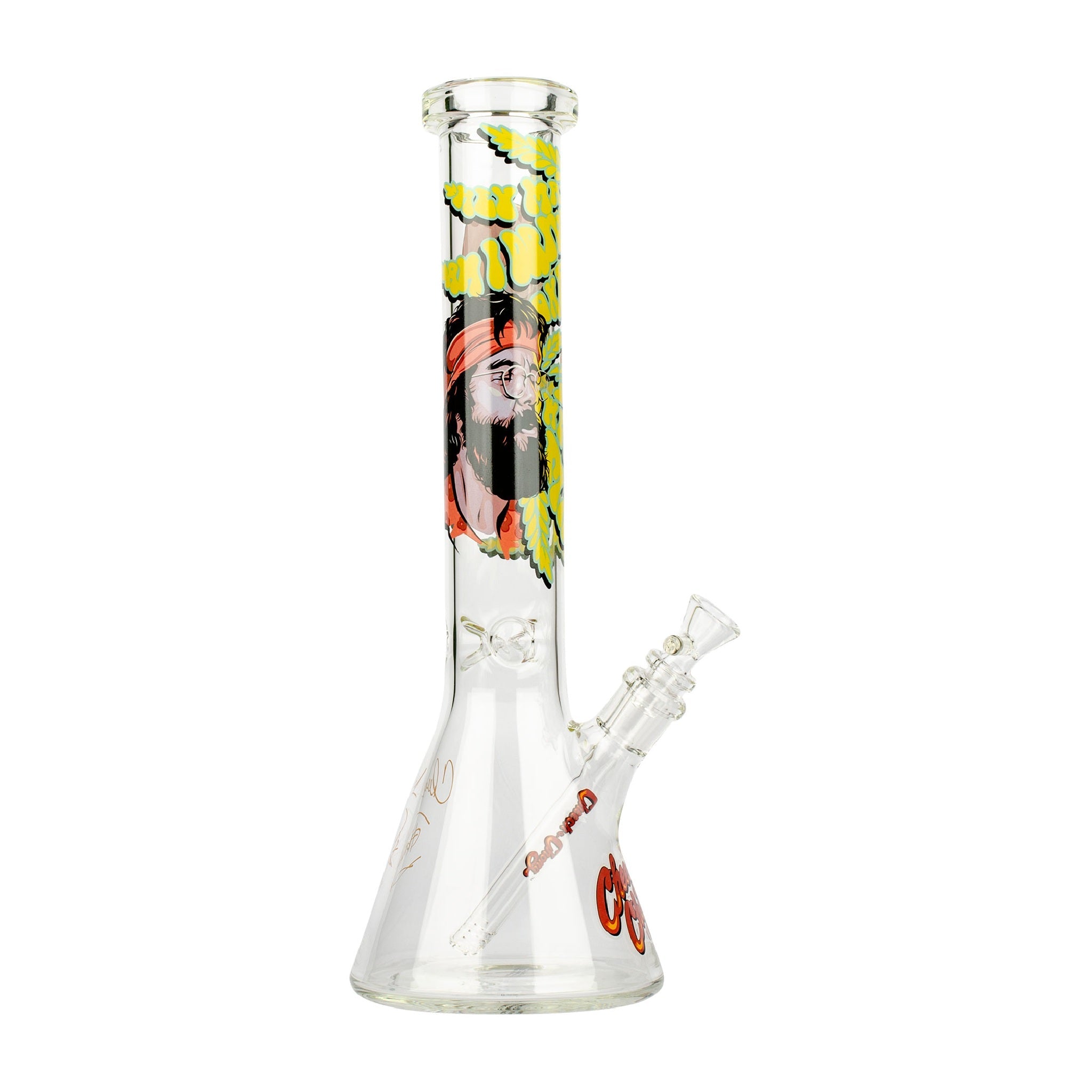 Cheech & Chong Parked Beaker Bong - 15in
