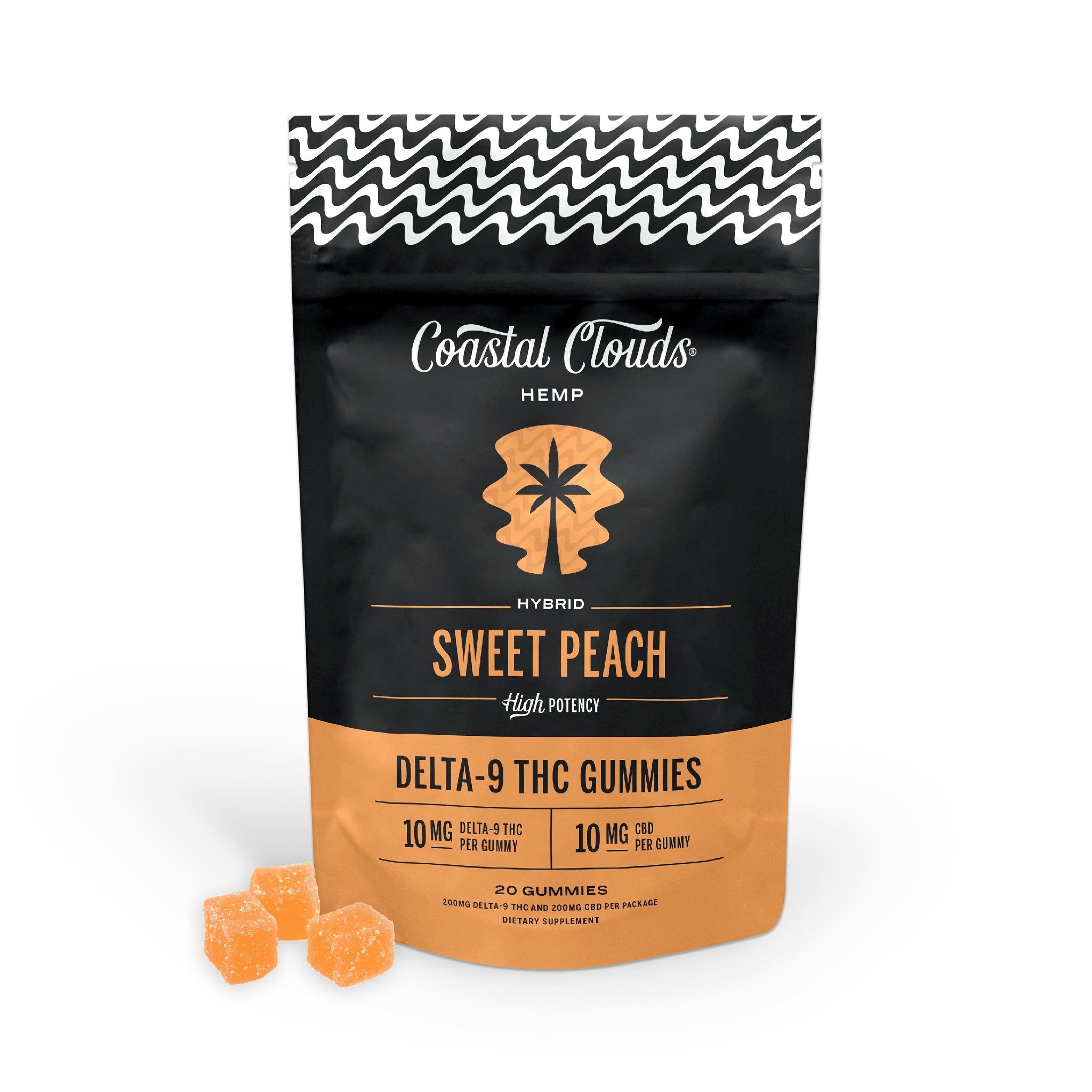 Coastal Clouds High Potency THC + D9 Gummies - 20ct - Image 3