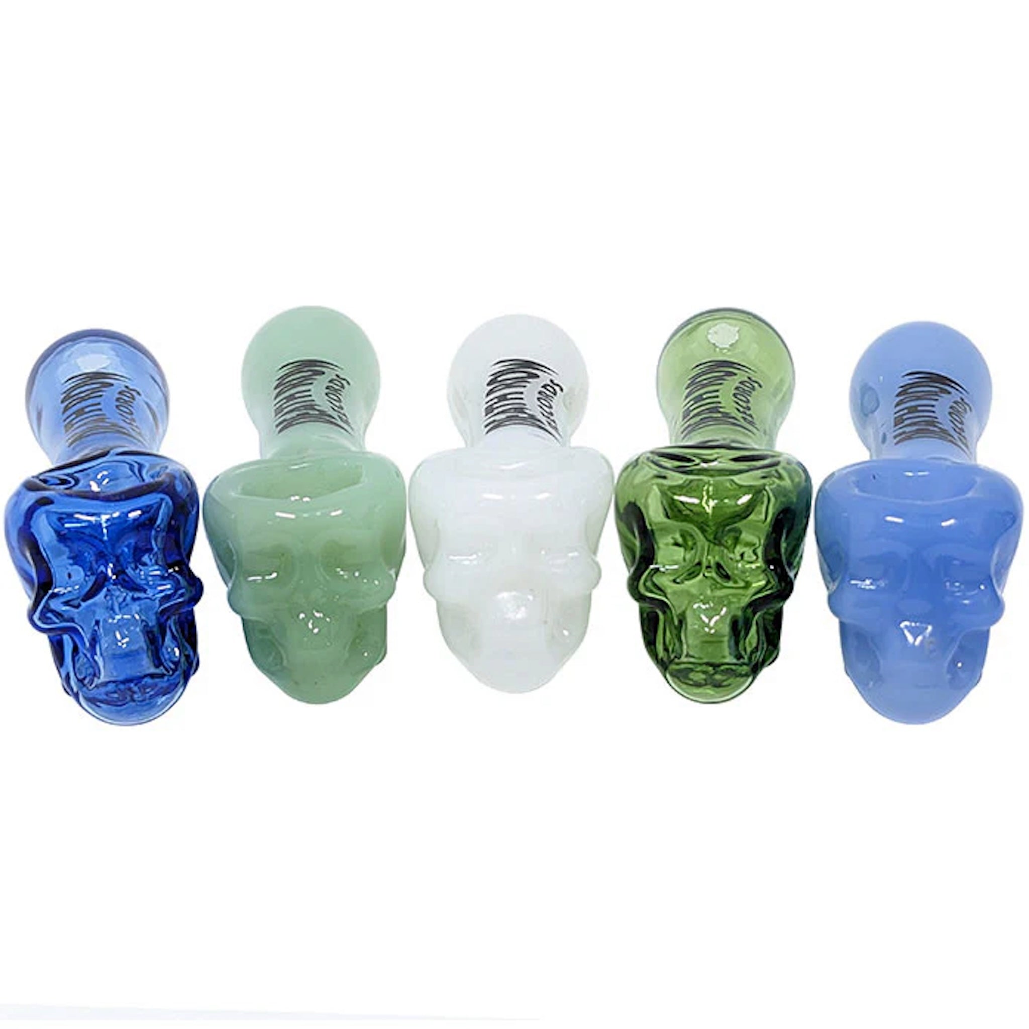 Death Row Records Skull Head Hand Pipe - 4in - Image 2