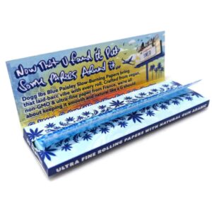Dogg lbs Blue Paisley Rolling Papers - 50ct