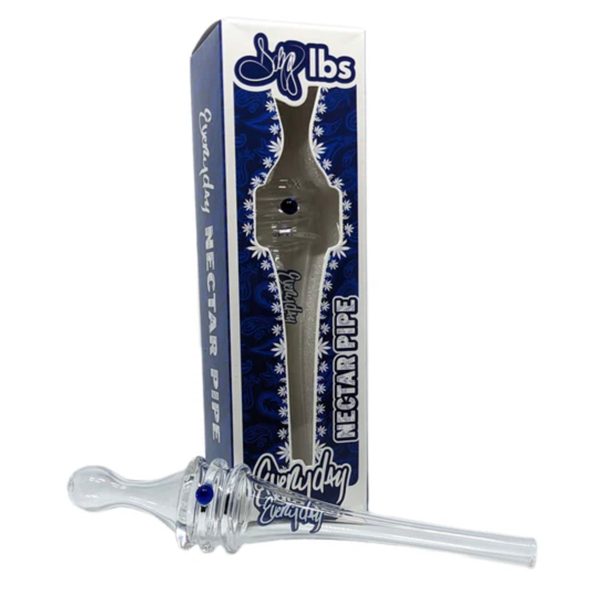 Dogg Lbs Glass Everyday Nector Pipe - 6in