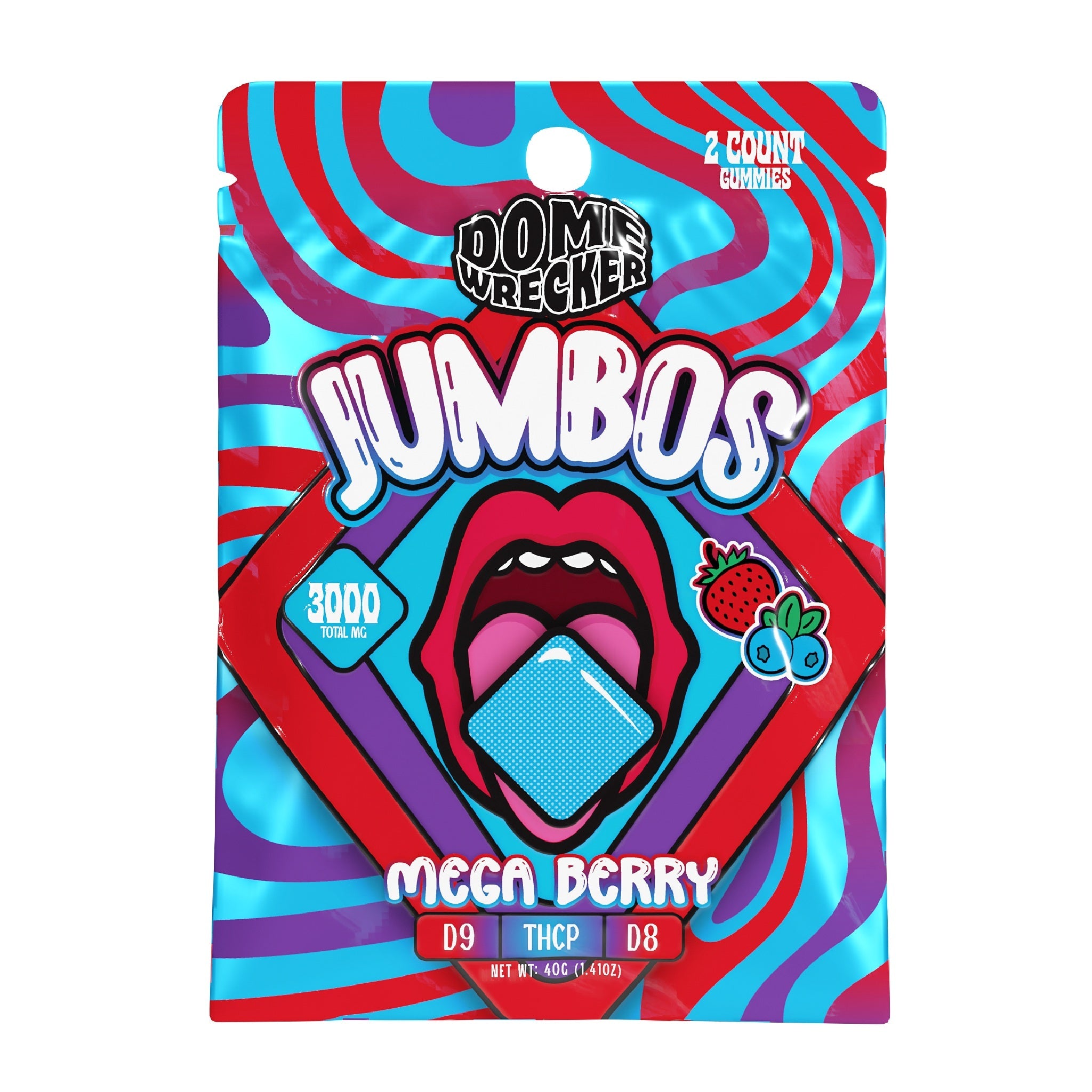 Dome Wrecker Jumbo Gummies - 3000mg (2ct) - Image 3