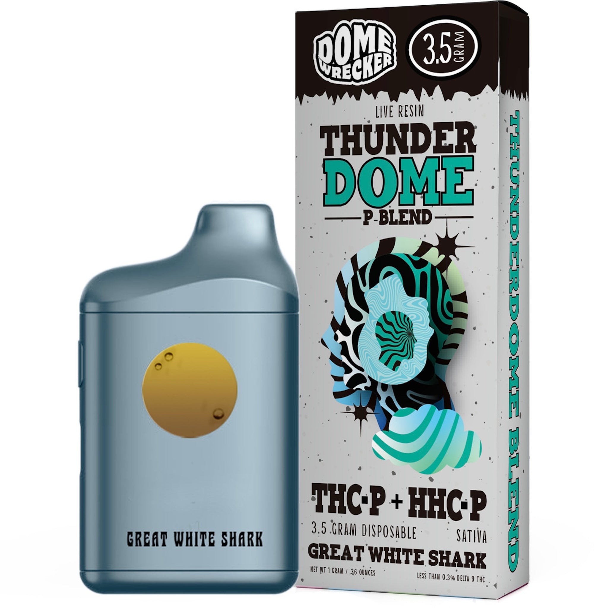 Dome Wrecker Thunder Dome Live Resin P-Blend Vaporizer - 3500mg - Image 5