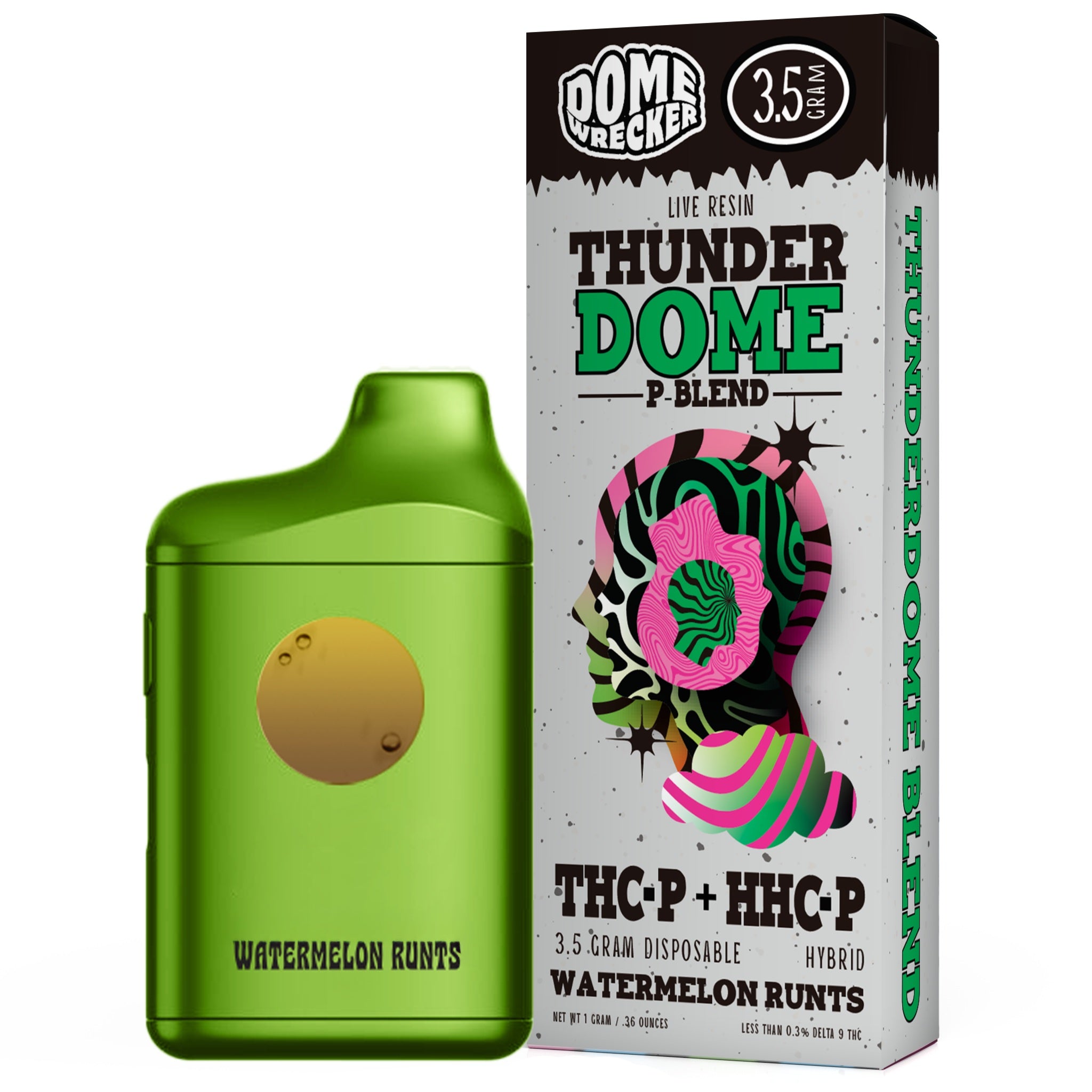 Dome Wrecker Thunder Dome Live Resin P-Blend Vaporizer - 3500mg - Image 7