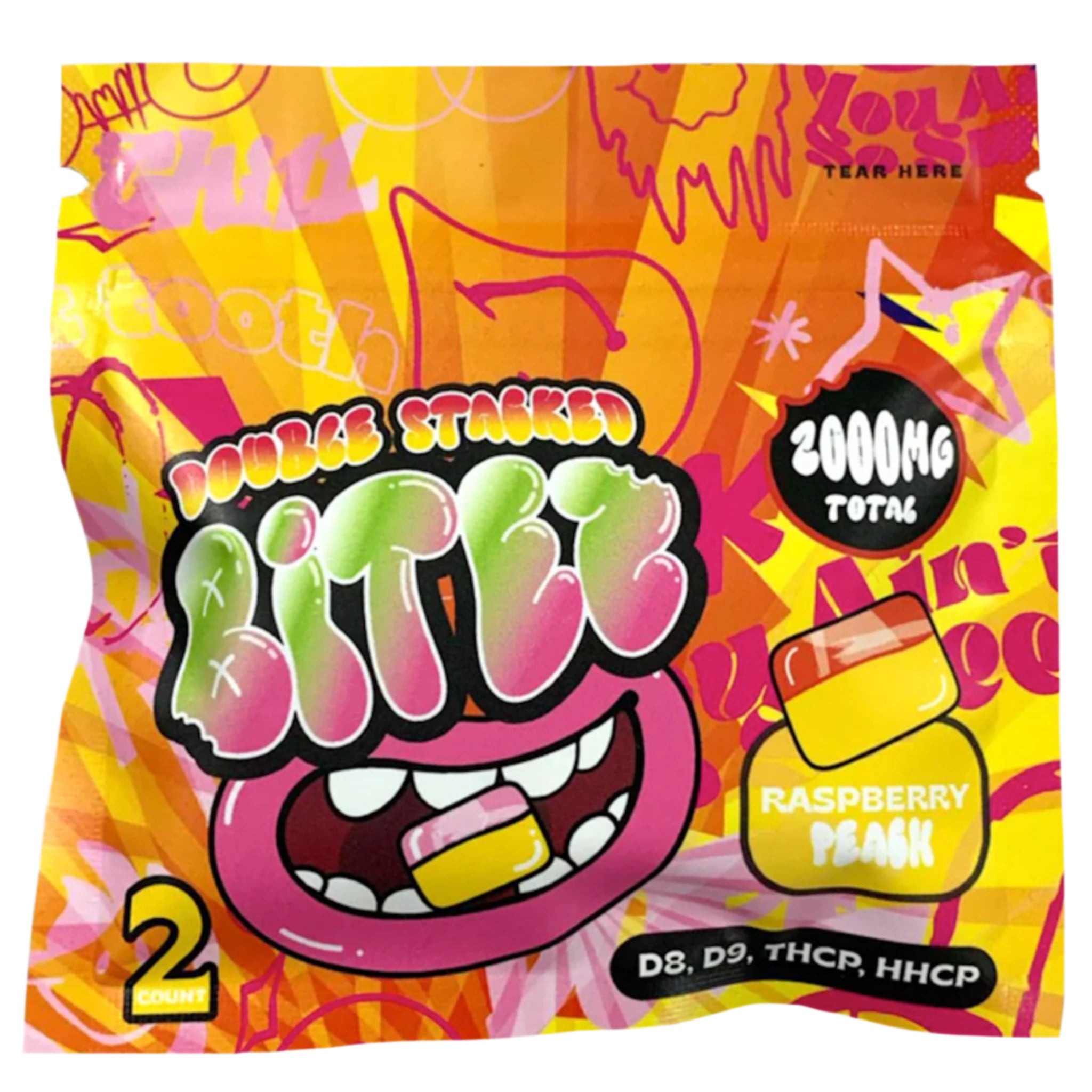 Double Stacked THC-P Bitez - 2000mg (2ct)