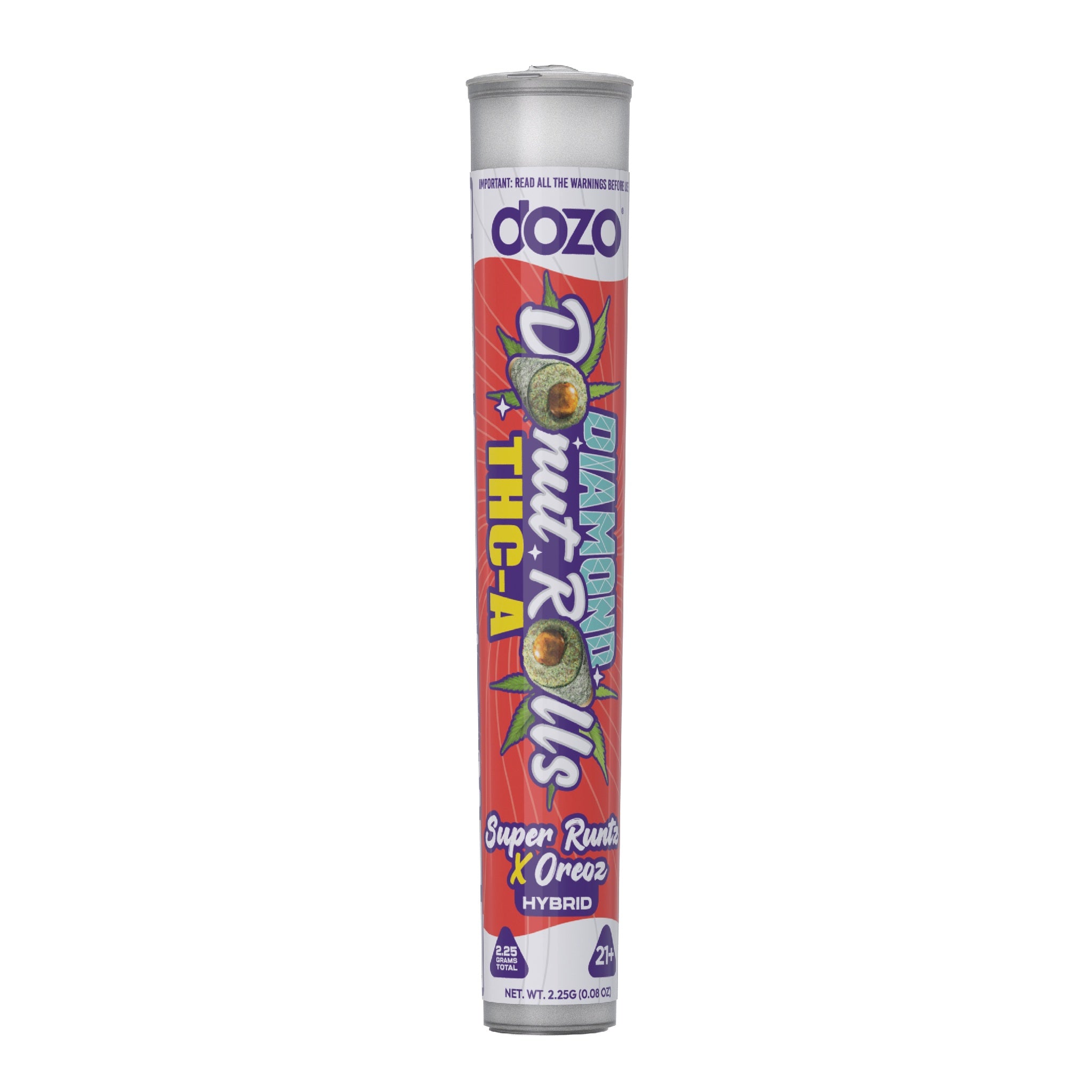 Dozo Diamond THC-A Donut Rolls - 2.25g - Image 3