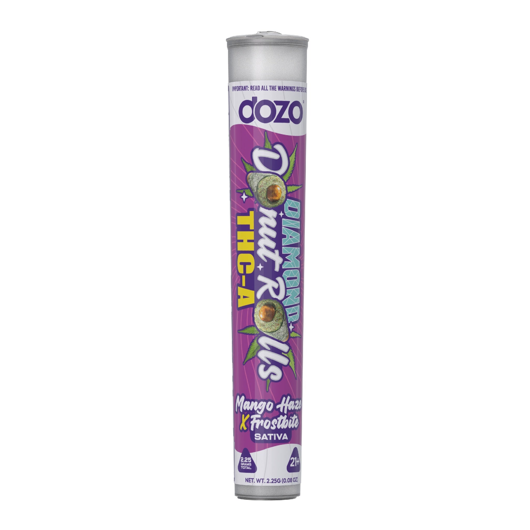 Dozo Diamond THC-A Donut Rolls - 2.25g - Image 2