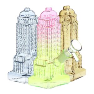 Empire State of Mind Glass Bong - 6in