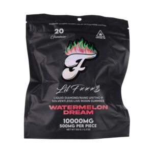 Fuego Lil F***S Nano D9 + THC-P Live Rosin Gummies - 10,000mg