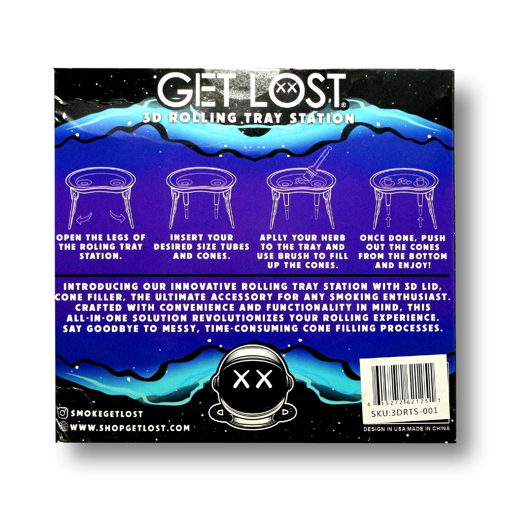 Get Lost 3D Rolling Tray Station - Image 7