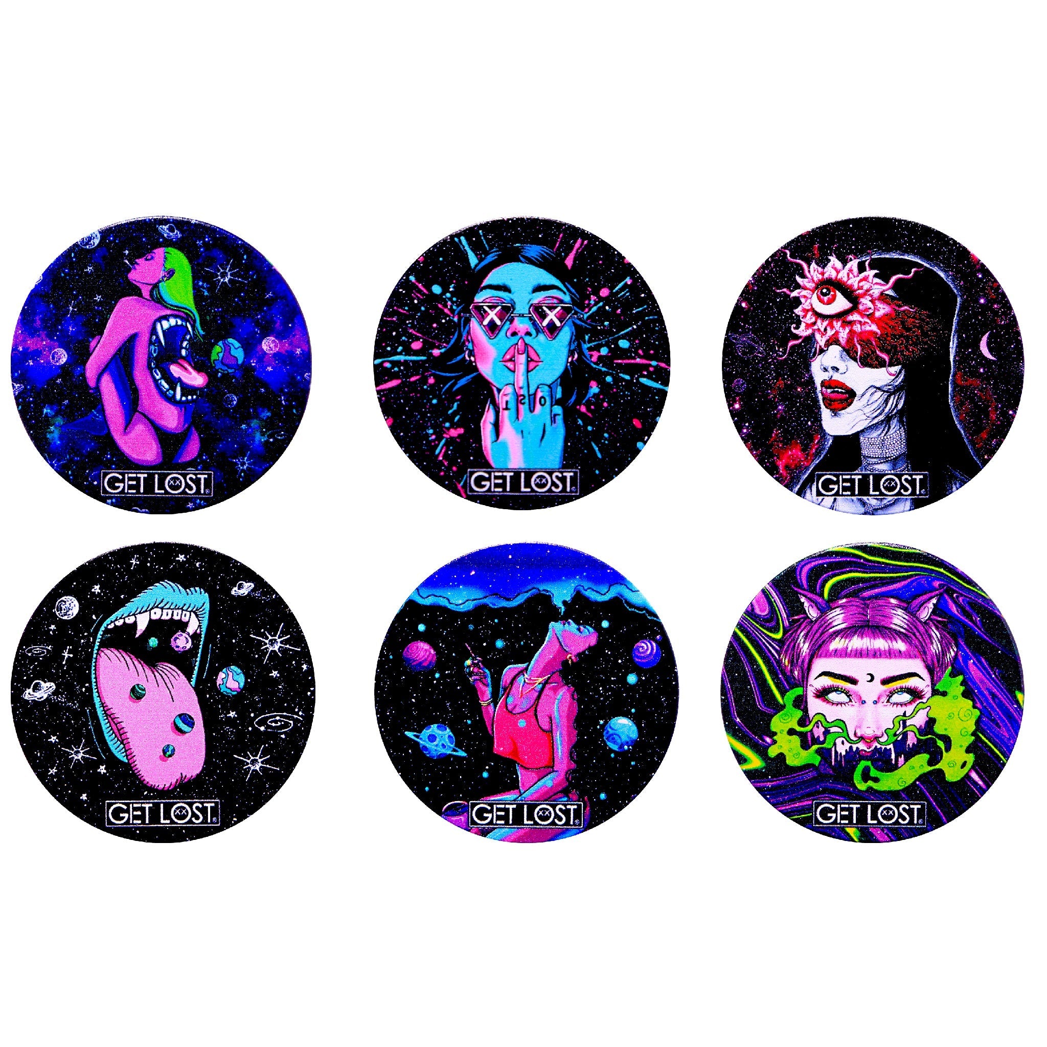 Get Lost 4 Piece Galaxy Grinder - 50mm - Image 15