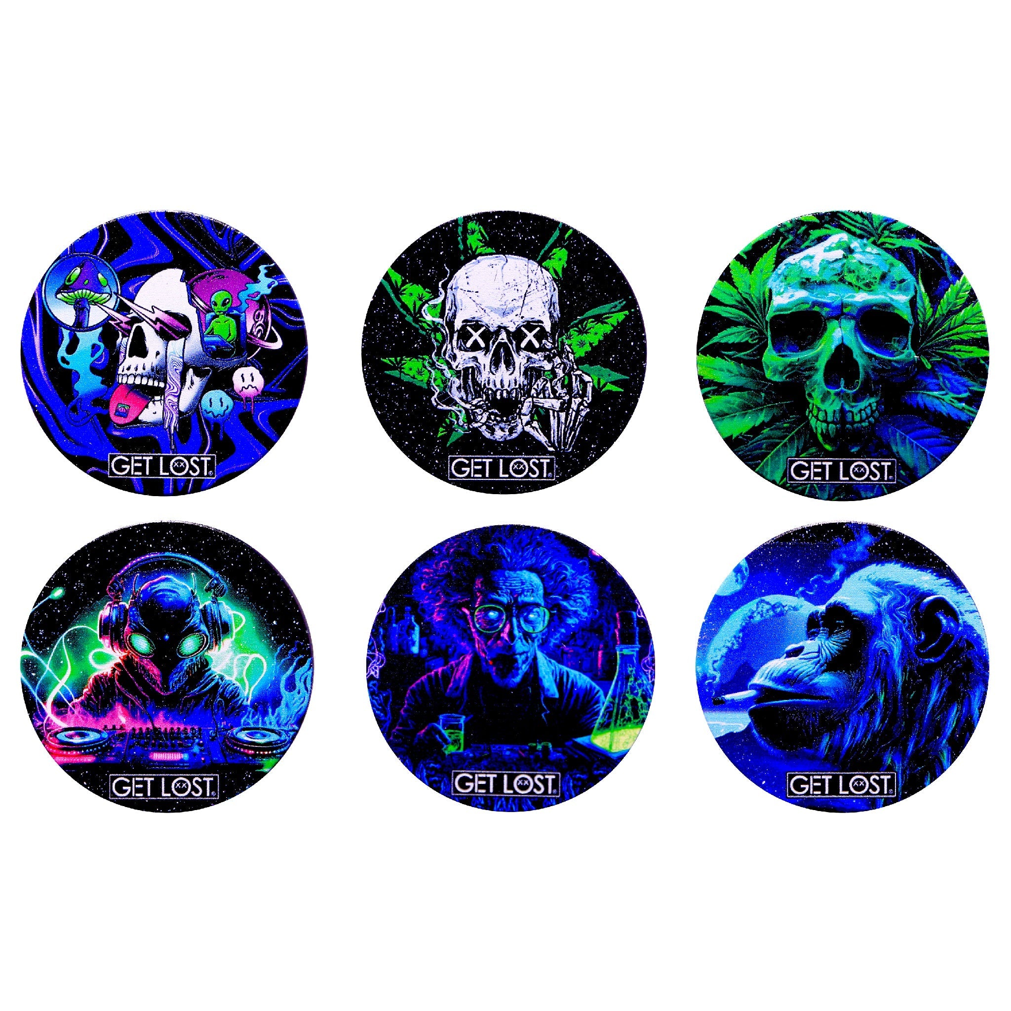 Get Lost 4 Piece Galaxy Grinder - 50mm - Image 8