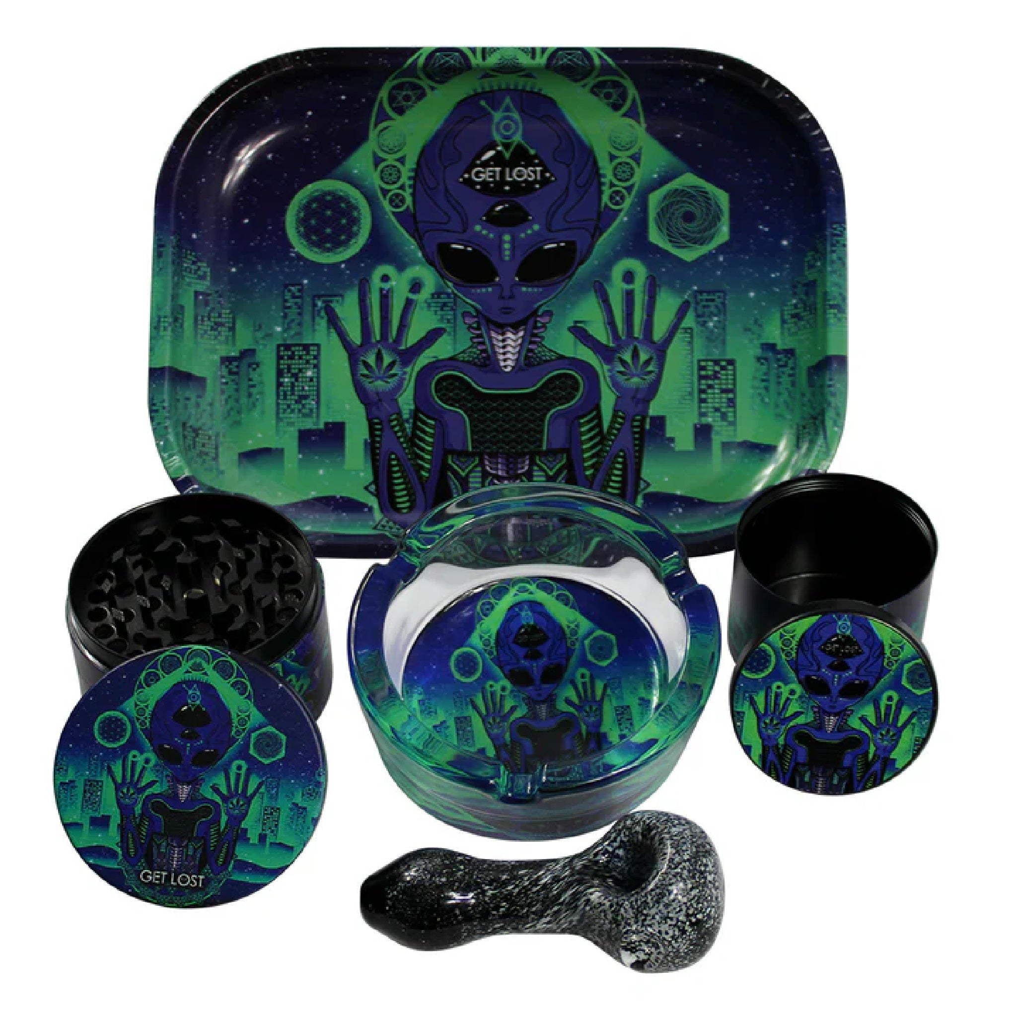 Get Lost 5-in-1 Hand Pipe Gift Set - Image 2