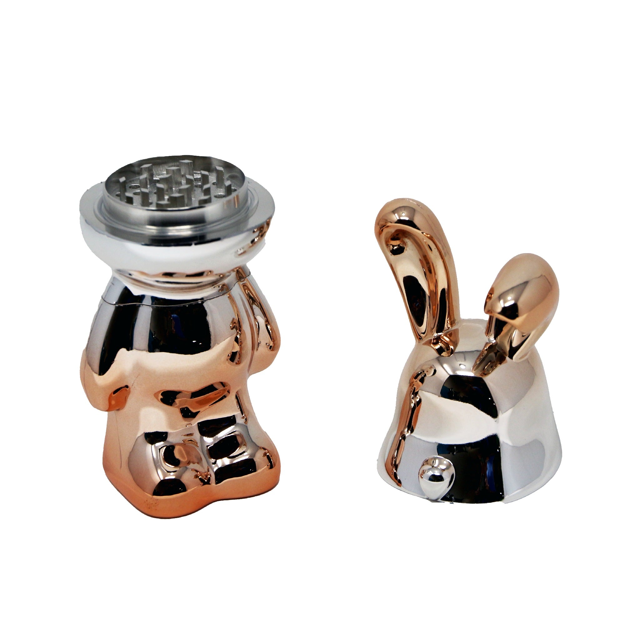 Get Lost Bunny Chrome Herb Grinder - Image 4