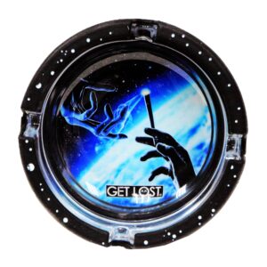 Get Lost Glass Ashtray w/ Silicone Set