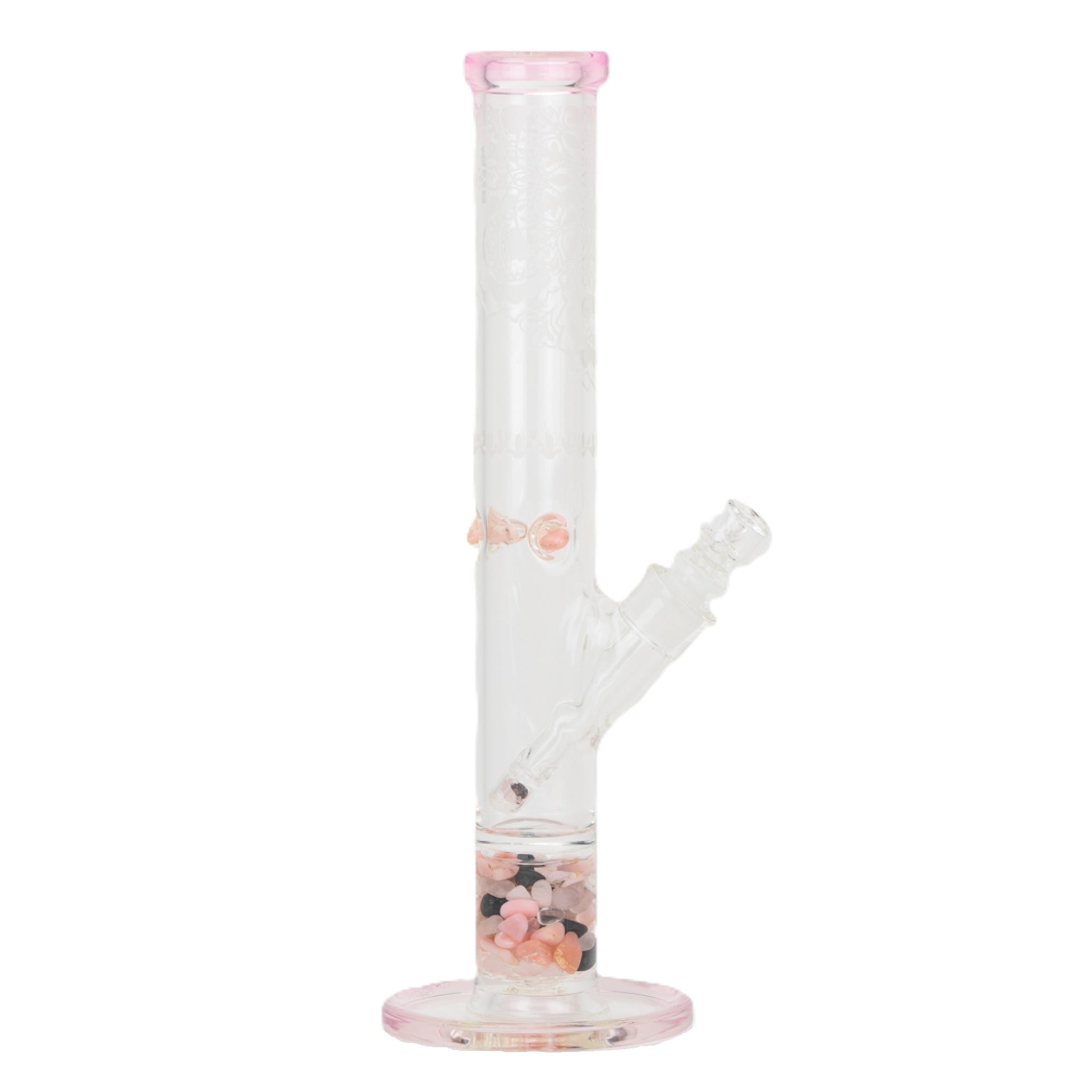 Glassfinity Straight Tube Bong - 16in - Image 8