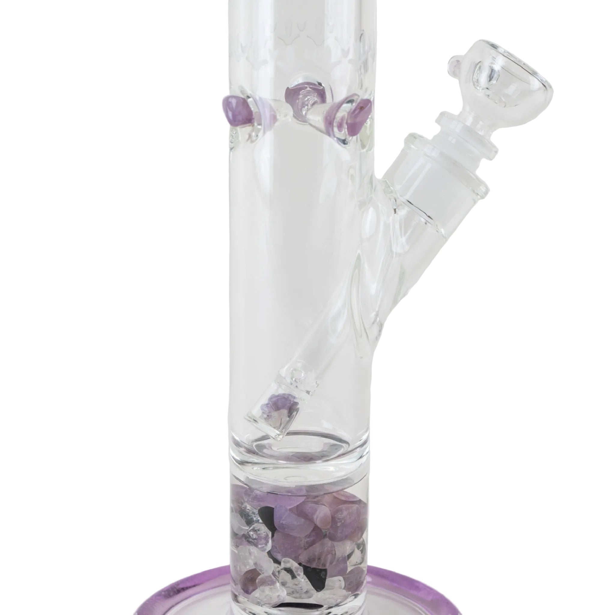 Glassfinity Straight Tube Bong - 16in - Image 3
