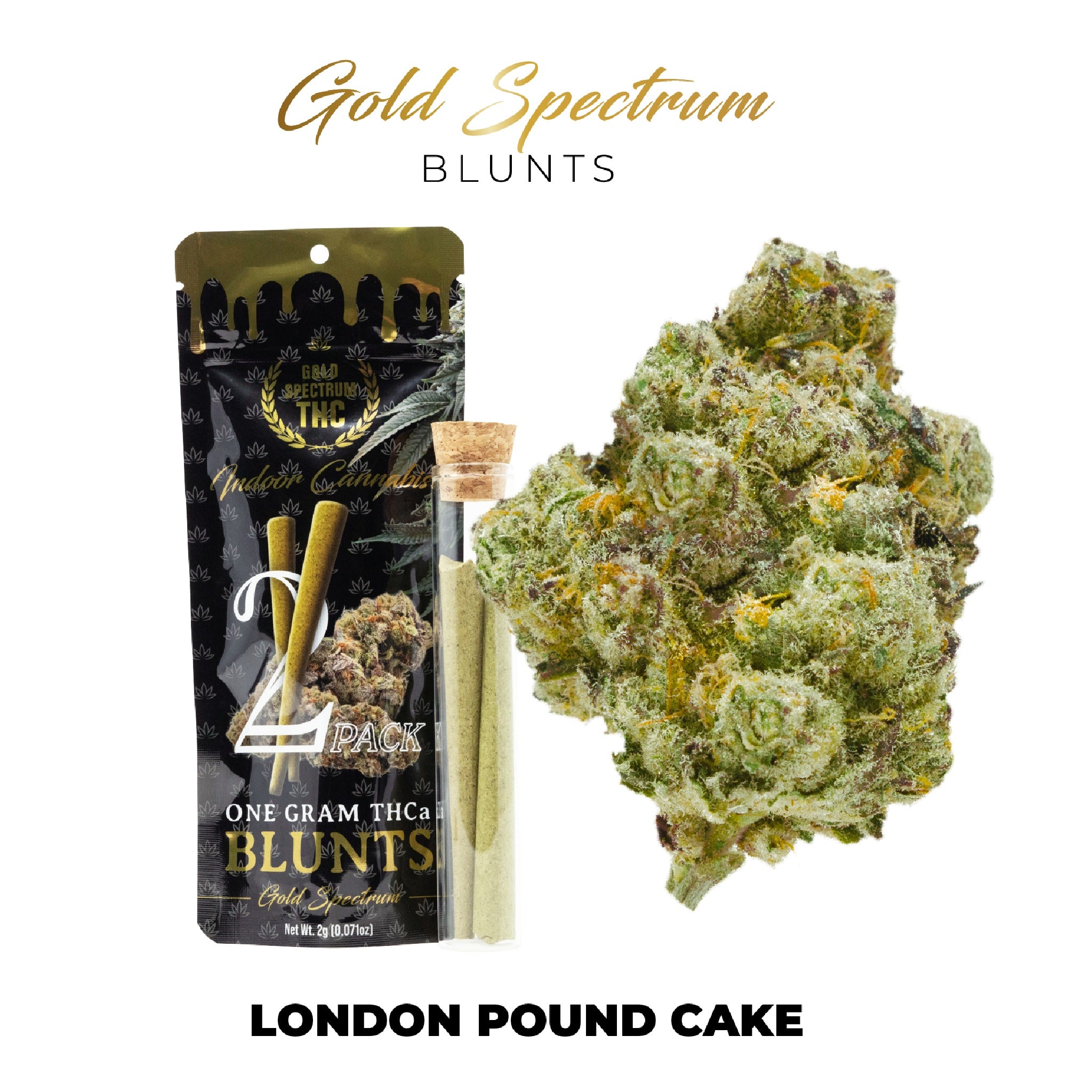 Gold Spectrum THC-A Blunt - 1.5g (2ct) - Image 3