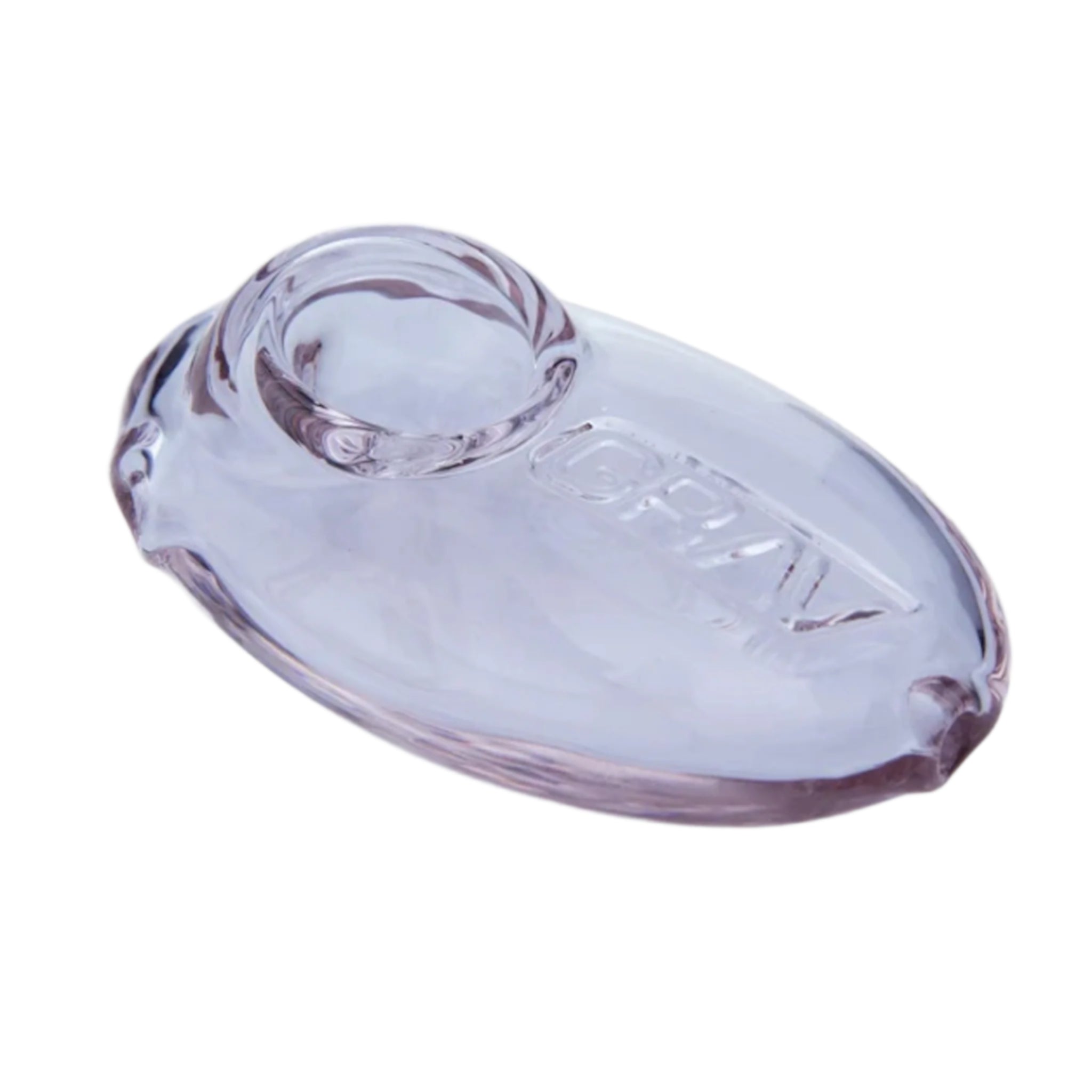 Grav Pebble Spoon Pipe - 3.5in - Image 3