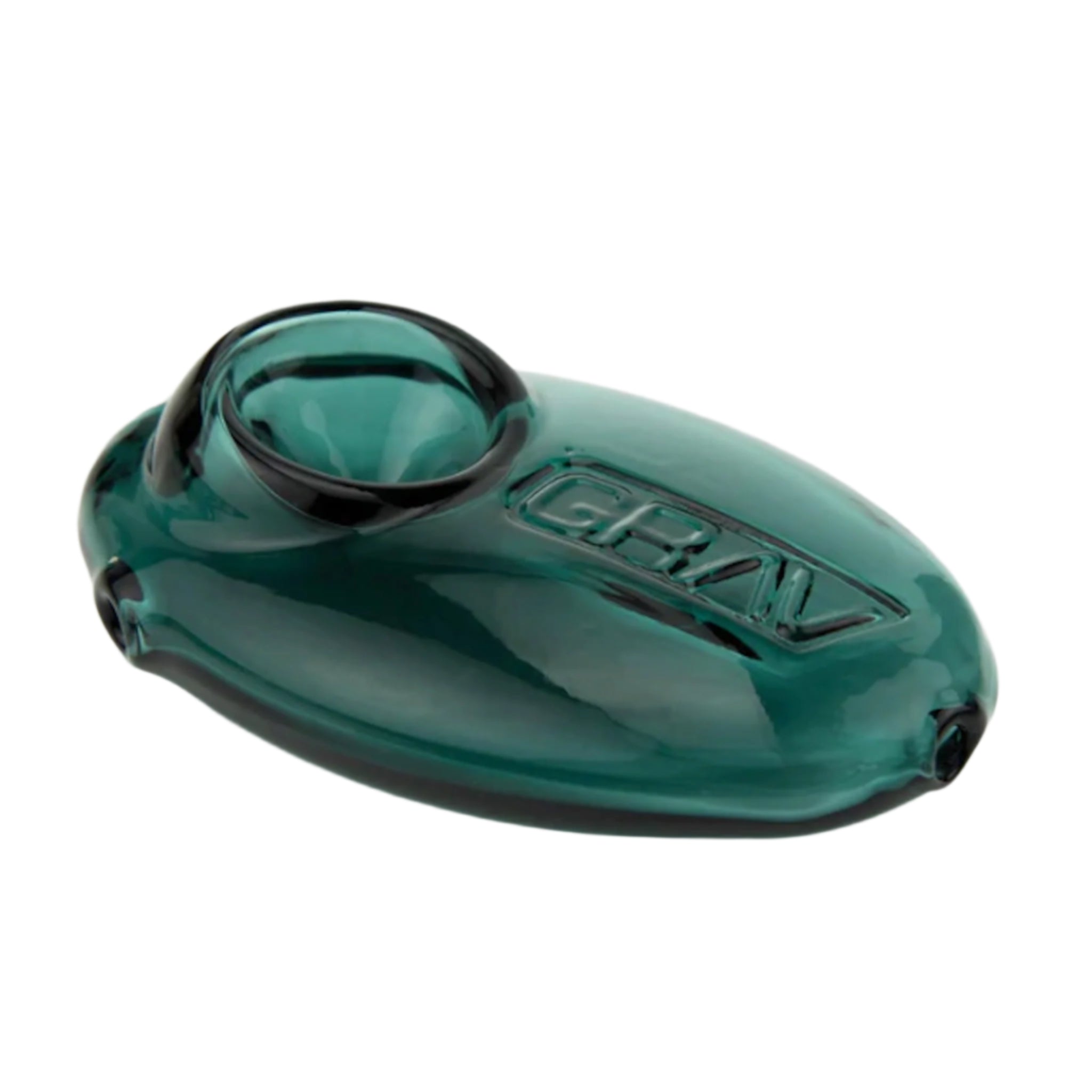 Grav Pebble Spoon Pipe - 3.5in - Image 2
