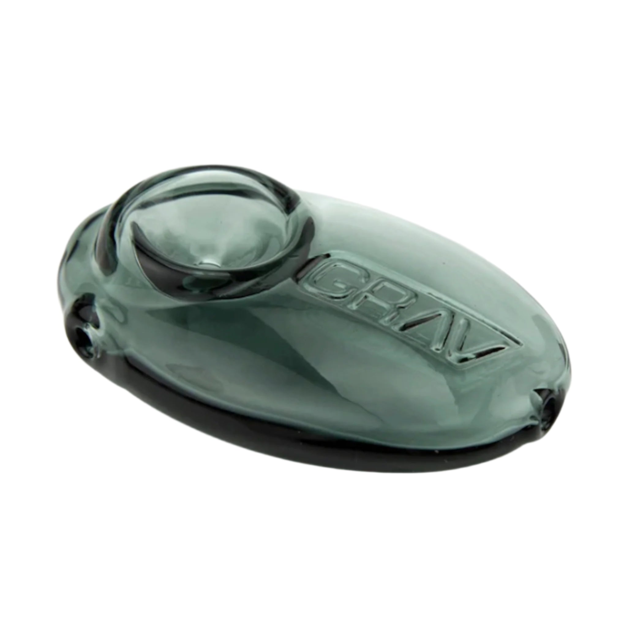 Grav Pebble Spoon Pipe - 3.5in - Image 4