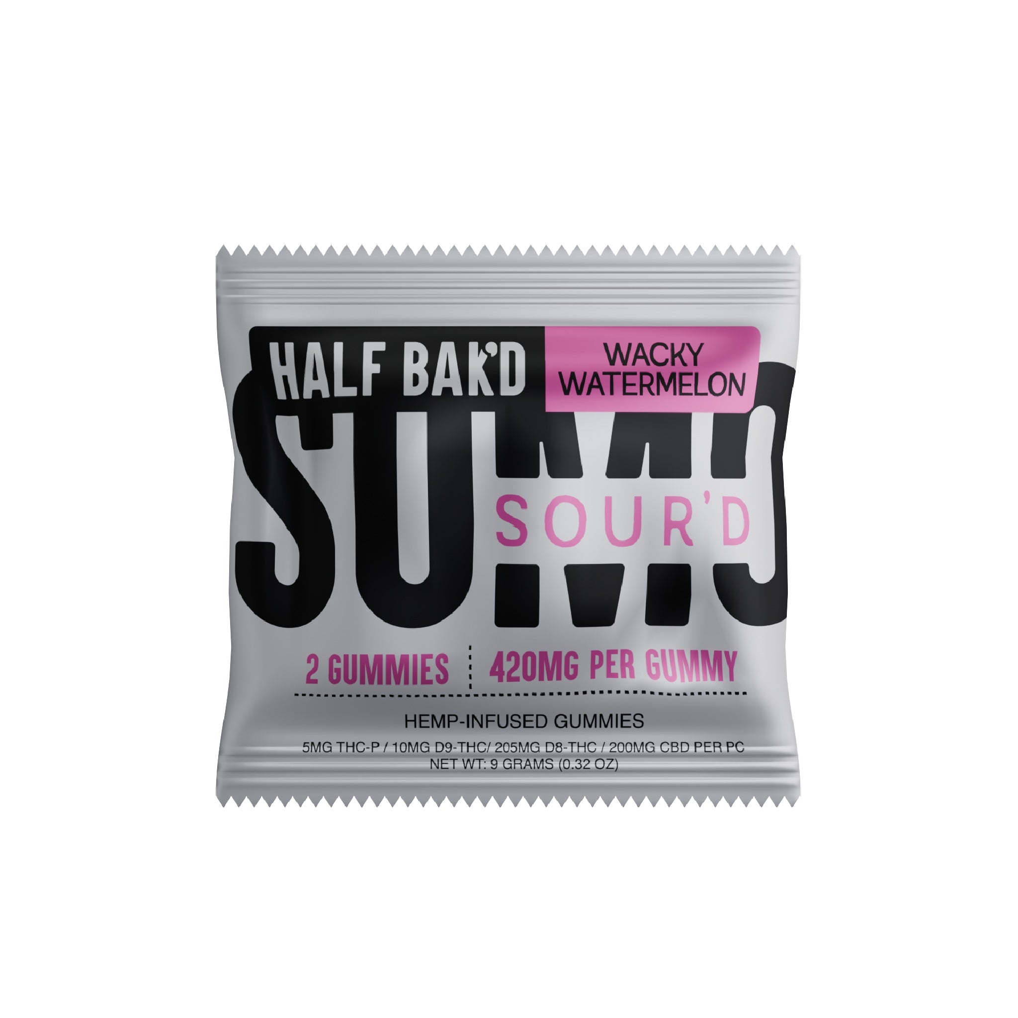 Half Bakd Sour'd Sumo THC Gummies - 2ct - Image 8