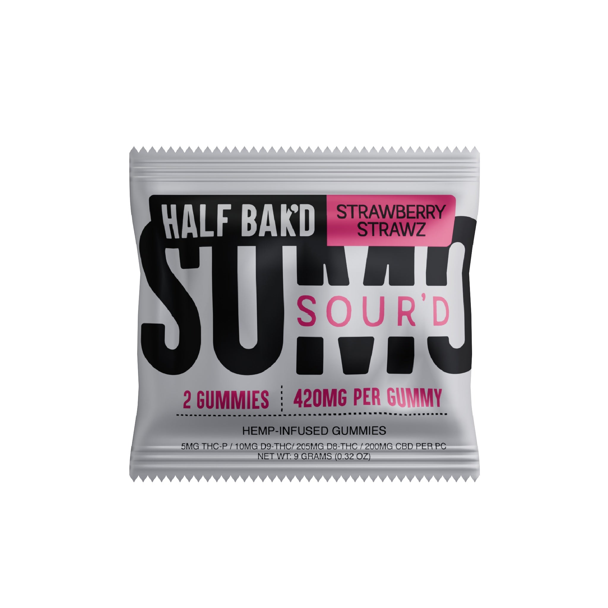 Half Bakd Sour'd Sumo THC Gummies - 2ct - Image 7