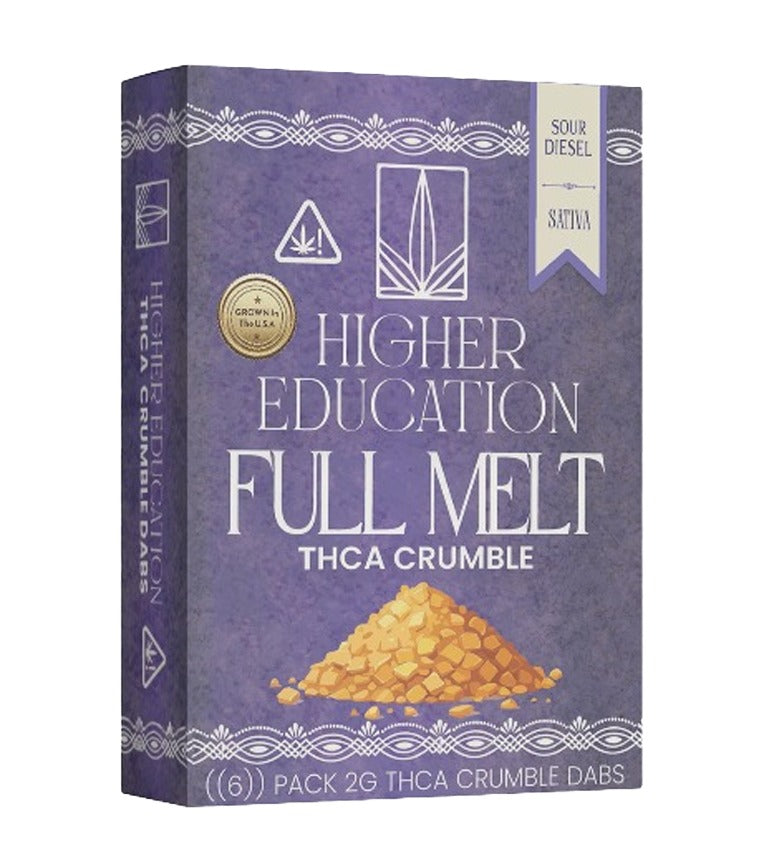 Higher Education Full Melt THC-A Crumble - 2g - Image 4