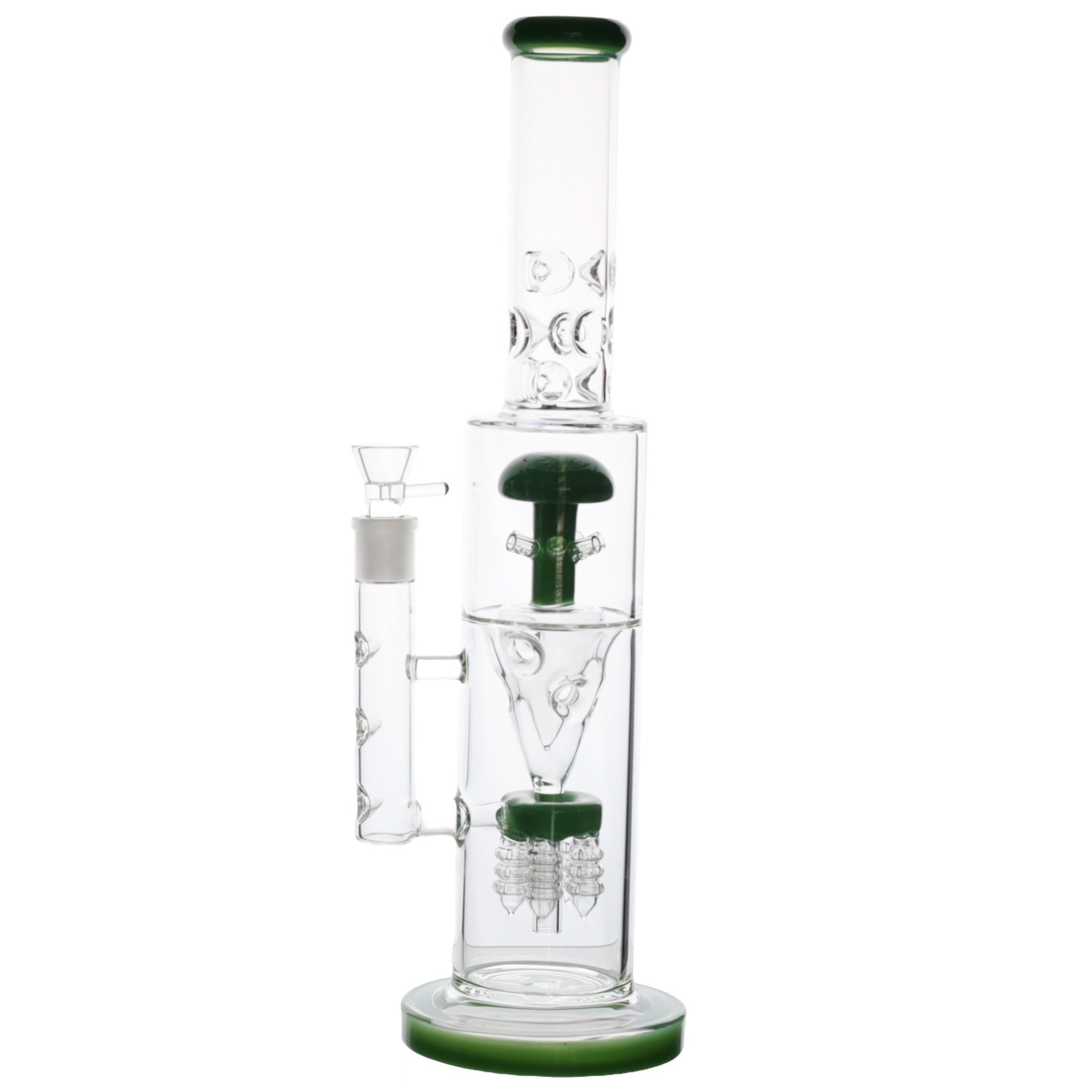 Icey Tree Perc Bong - 17in - Image 5