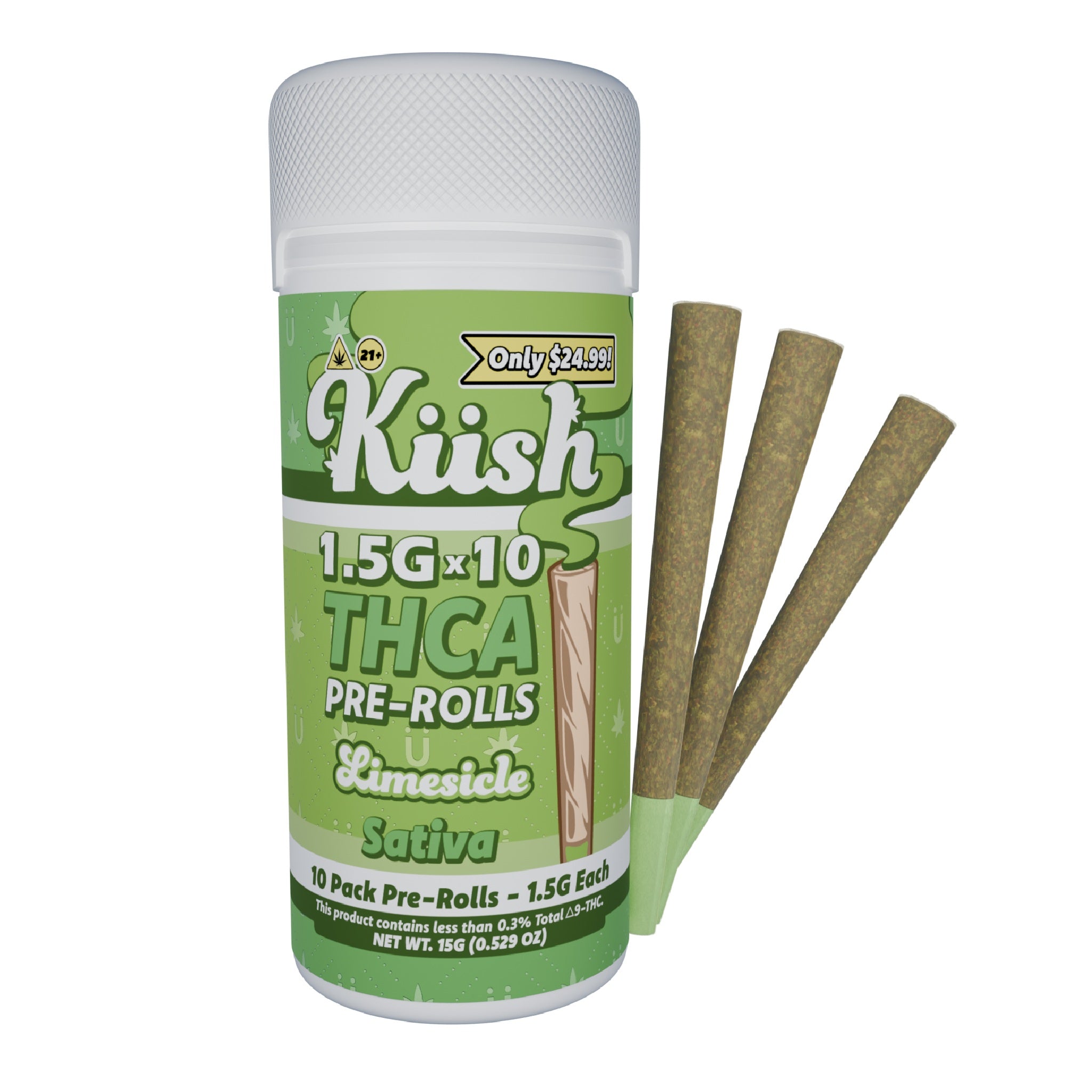 Kush THC-A Pre-Rolls - 15g (10ct) - Image 2