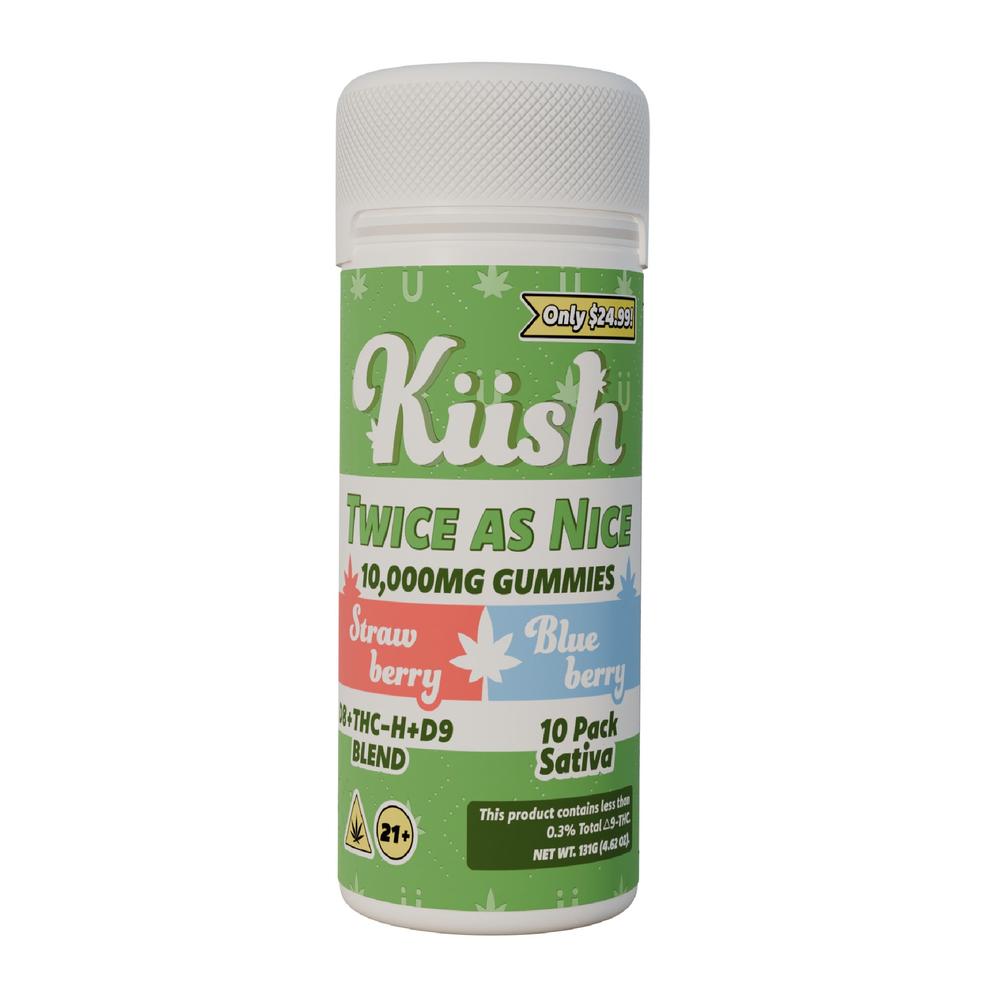 Kush Twice As Nice Double Stack THC Gummies - 10,000mg - Image 5