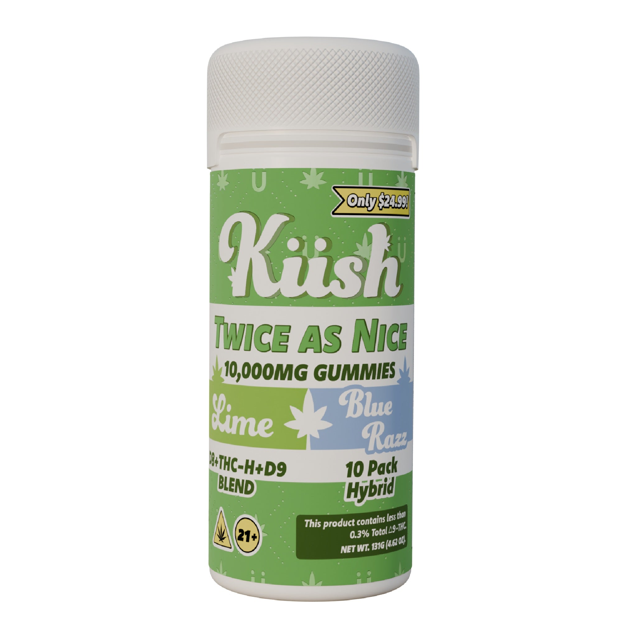 Kush Twice As Nice Double Stack THC Gummies - 10,000mg